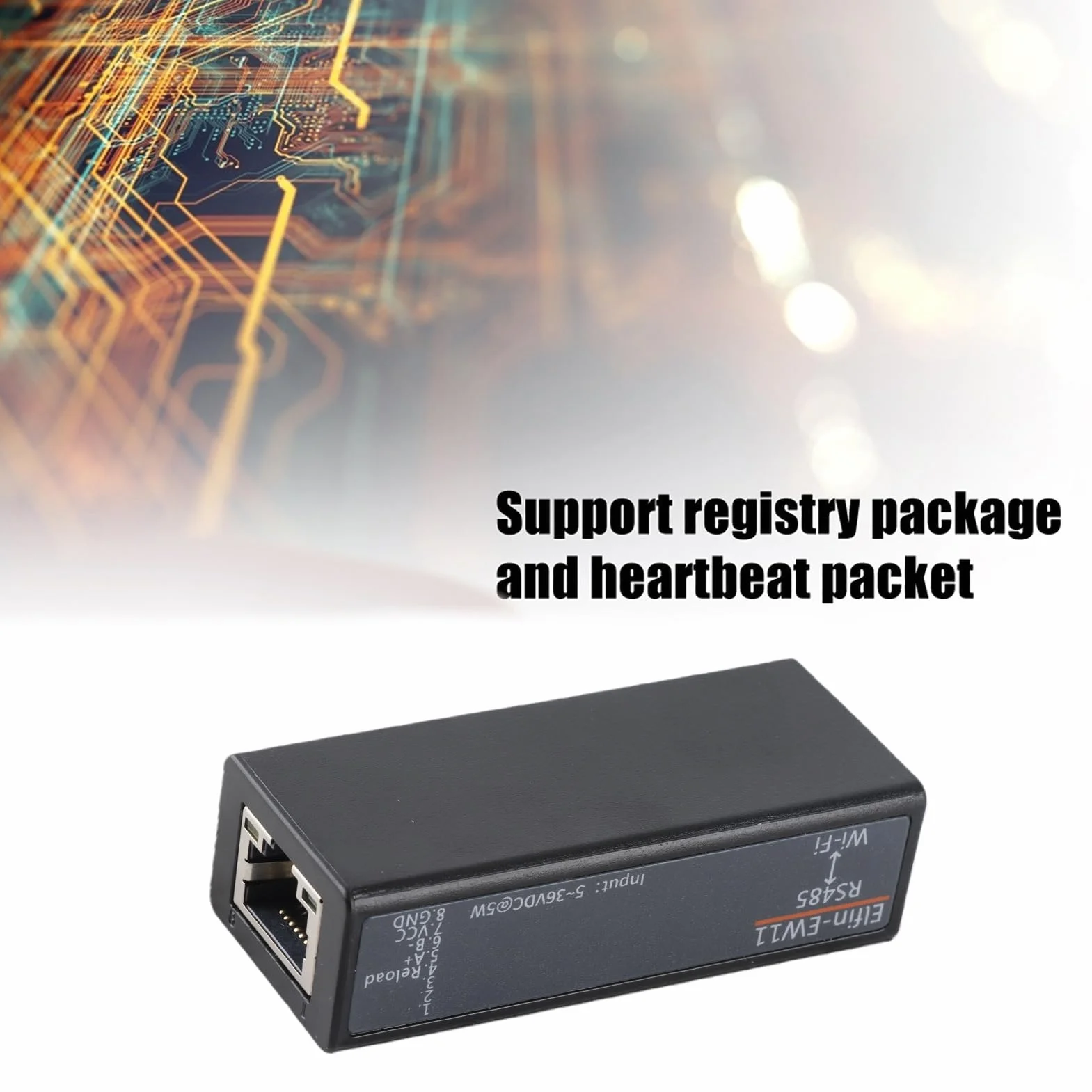 Server Seriale WIFI con Antenna Integrata Modulo di Comunicazione Wireless Interfaccia RJ45 18 Porte