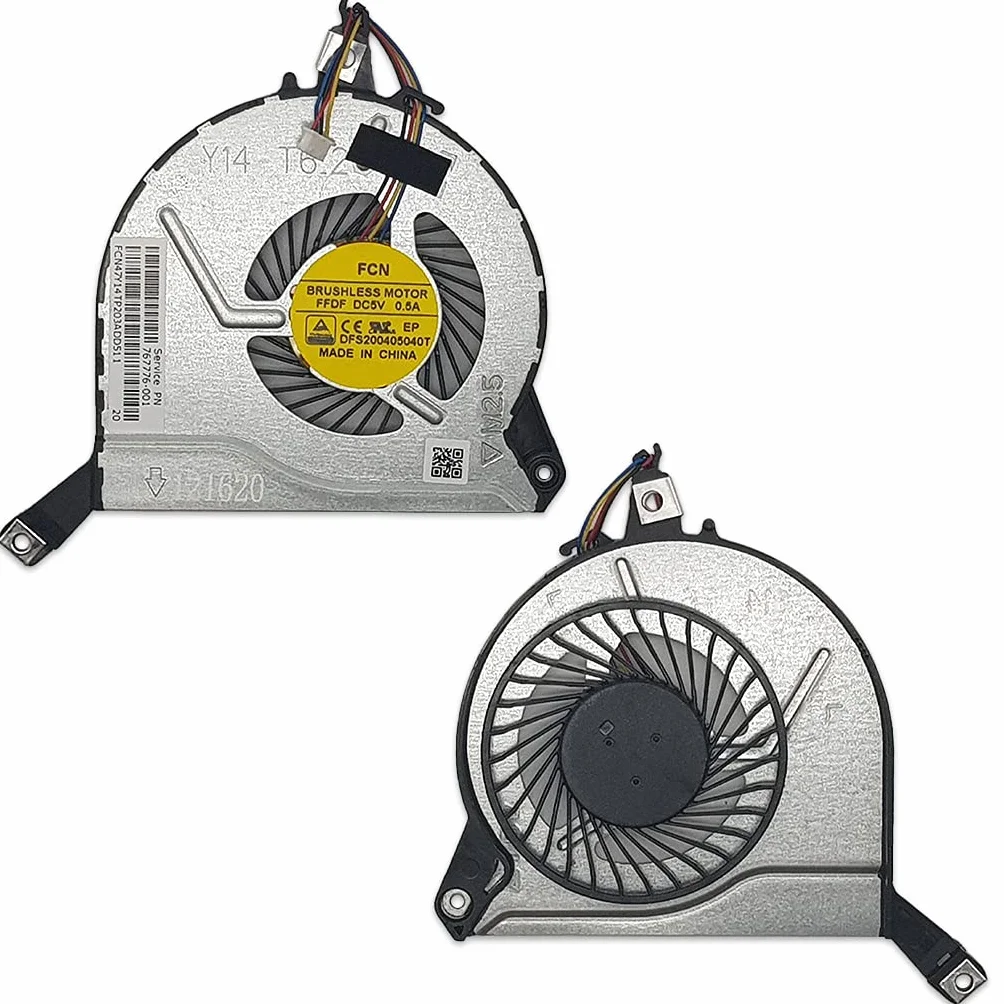 New Net ® Ventola CPU Fan compatibile con HP EG50060S1-C120-S9A DFS200405040T KSB0705HBA05 773384-001 762505-001 767776-001 722437-001 767712-001 765788-001