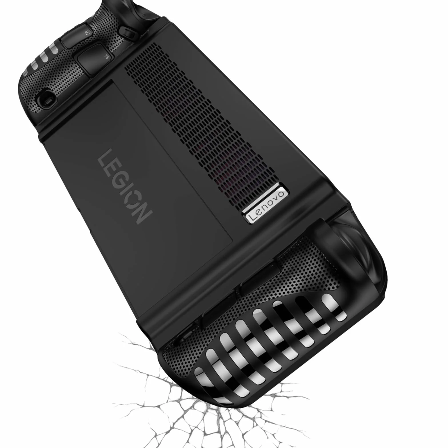Custodia Protettiva per Lenovo Legion Go 8.8" 2023 PC da Gioco Portatile,TPU Grip Borsa Guscio Posteriore Accessori con Presa Ergonomica per Legion Go Gaming Handheld(Nero)