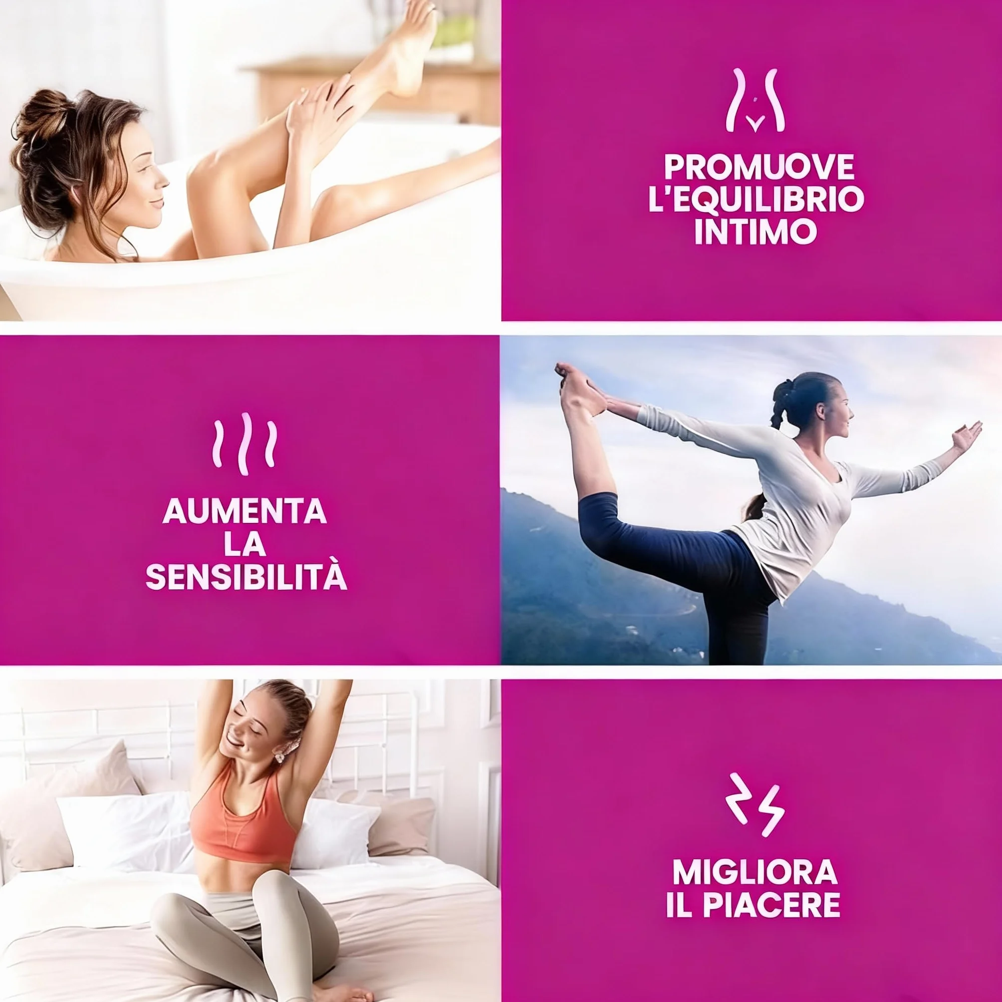 Gel Astringente Vaginale Idratante Intimo Monodose 3,5 ml con Aloe Vera e Ginseng Tonicità Freschezza Anti-Odore Benessere Intima Femminile Applicatore Pre-Riempito 5 pz