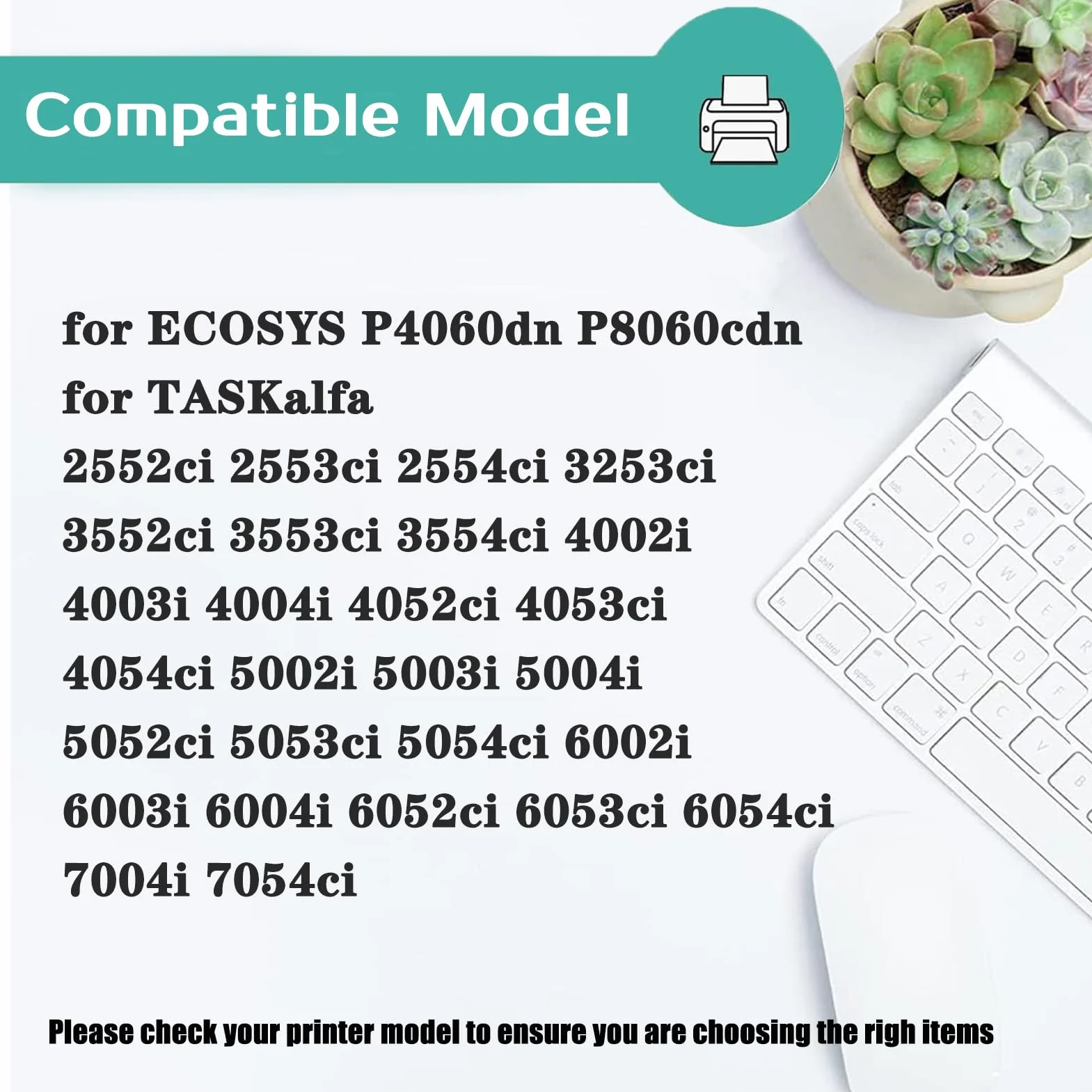 WT-8500 1902ND0UN0 Contenitore Per Toner Di Scarto Compatibile Per Kyocera P4060dn P8060cdn 2552ci 2553ci 3552ci 3553ci 4052ci 4053ci 5053ci 5054ci 7054ci 1Pack
