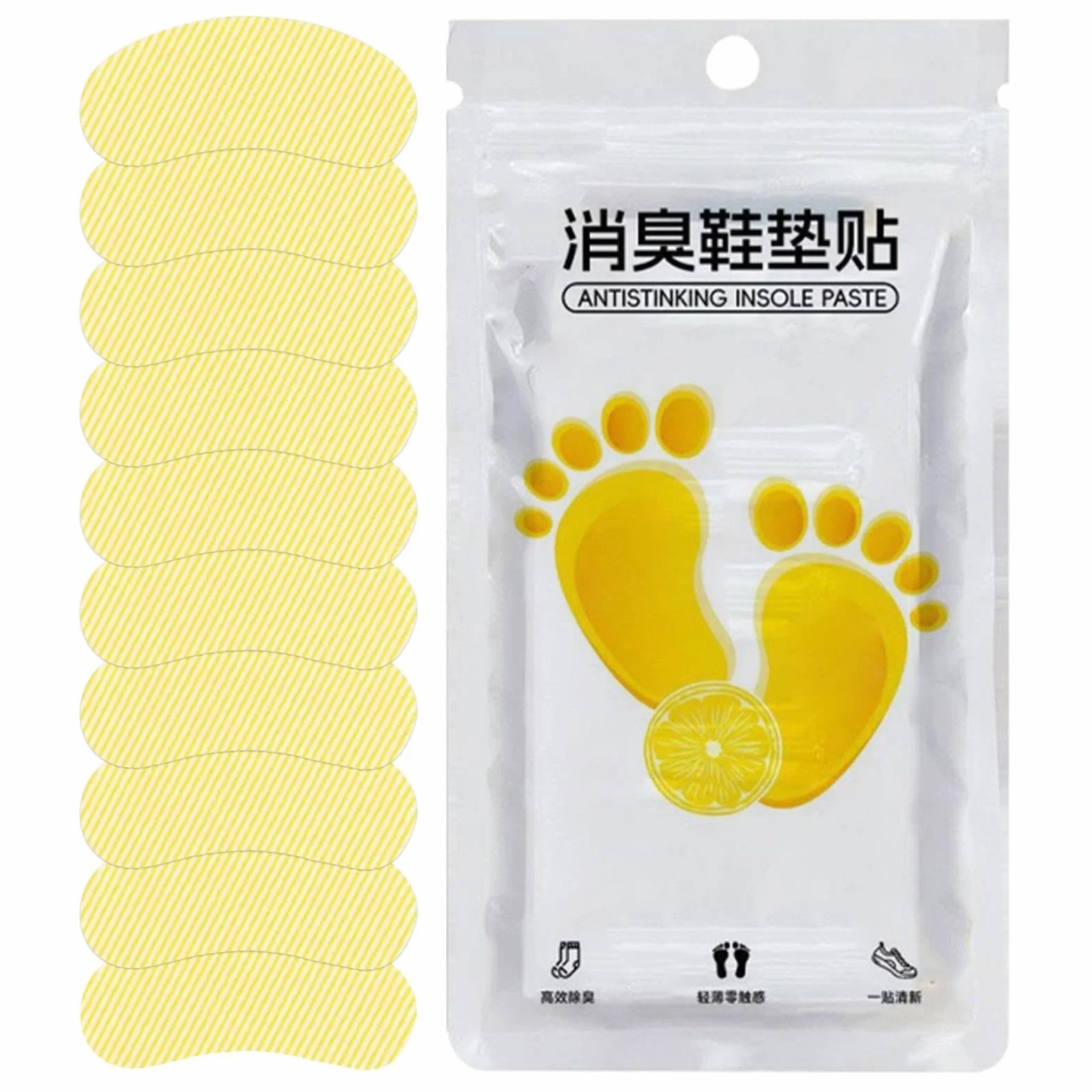 Insist Adesivo anti-odore deodorizzazione per scarpe da ginnastica patch rimozione odori lunga durata