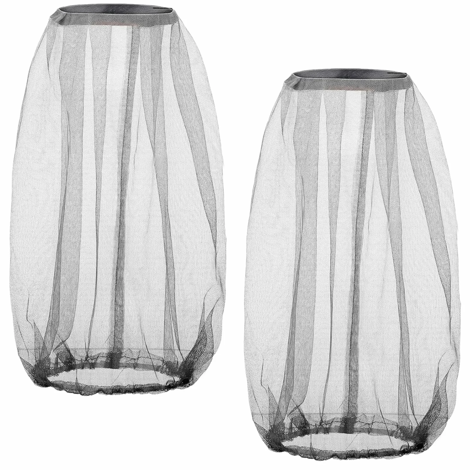 Reti Zanzariere Portatili per la Testa Cappello Antizanzare Protezione Viso Grigio Campeggio Escursionismo Giardino