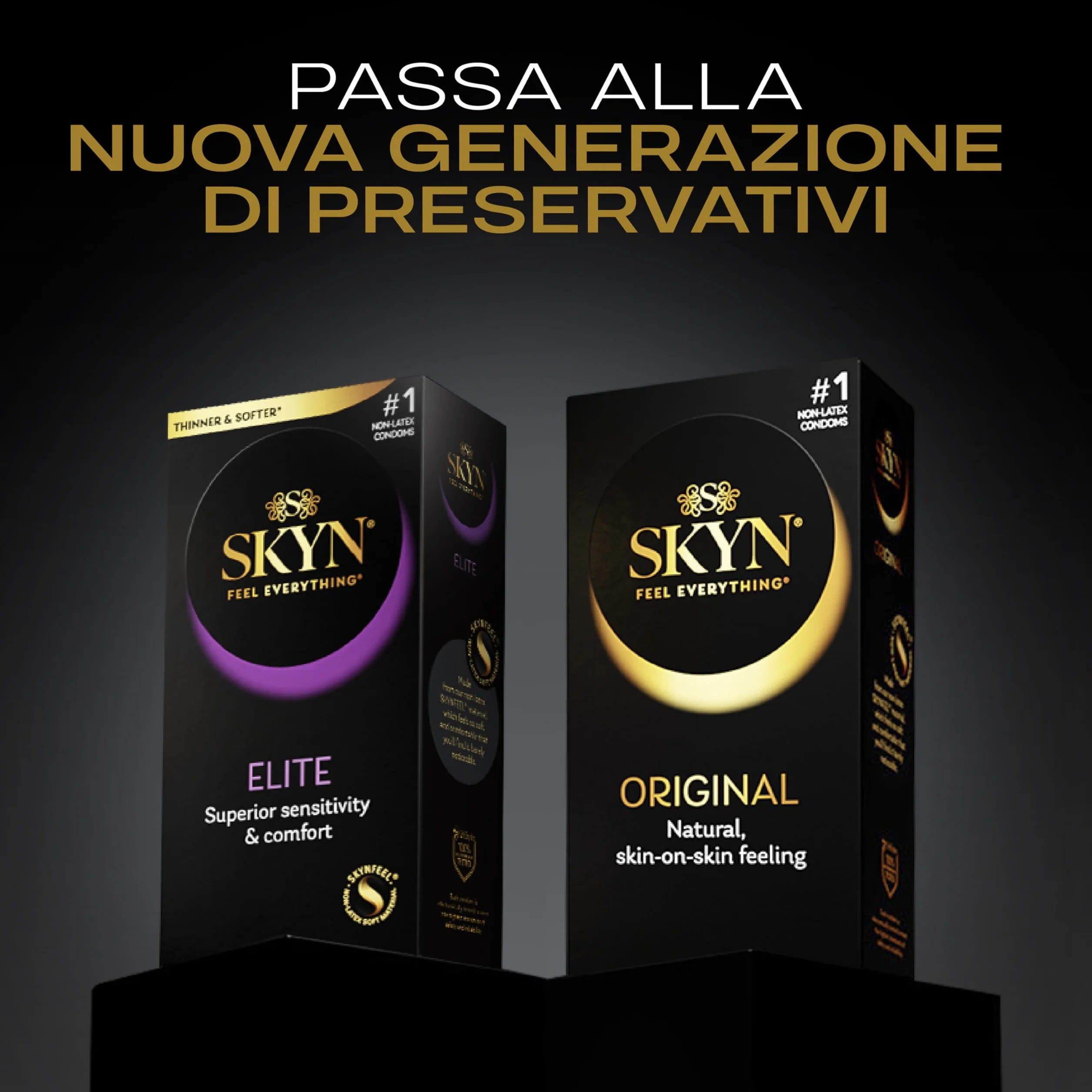 SKYN Elite Large Preservativi Senza Lattice in Poliisoprene Extra Sottili 8 Pezzi