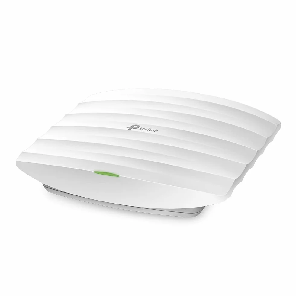 TP-Link EAP115 Professionale Access Point Wireless N 300 Mbps, PoE 802.3af, Predisposizione al Montaggio a Soffitto, Captive Portal, Bianco, N300