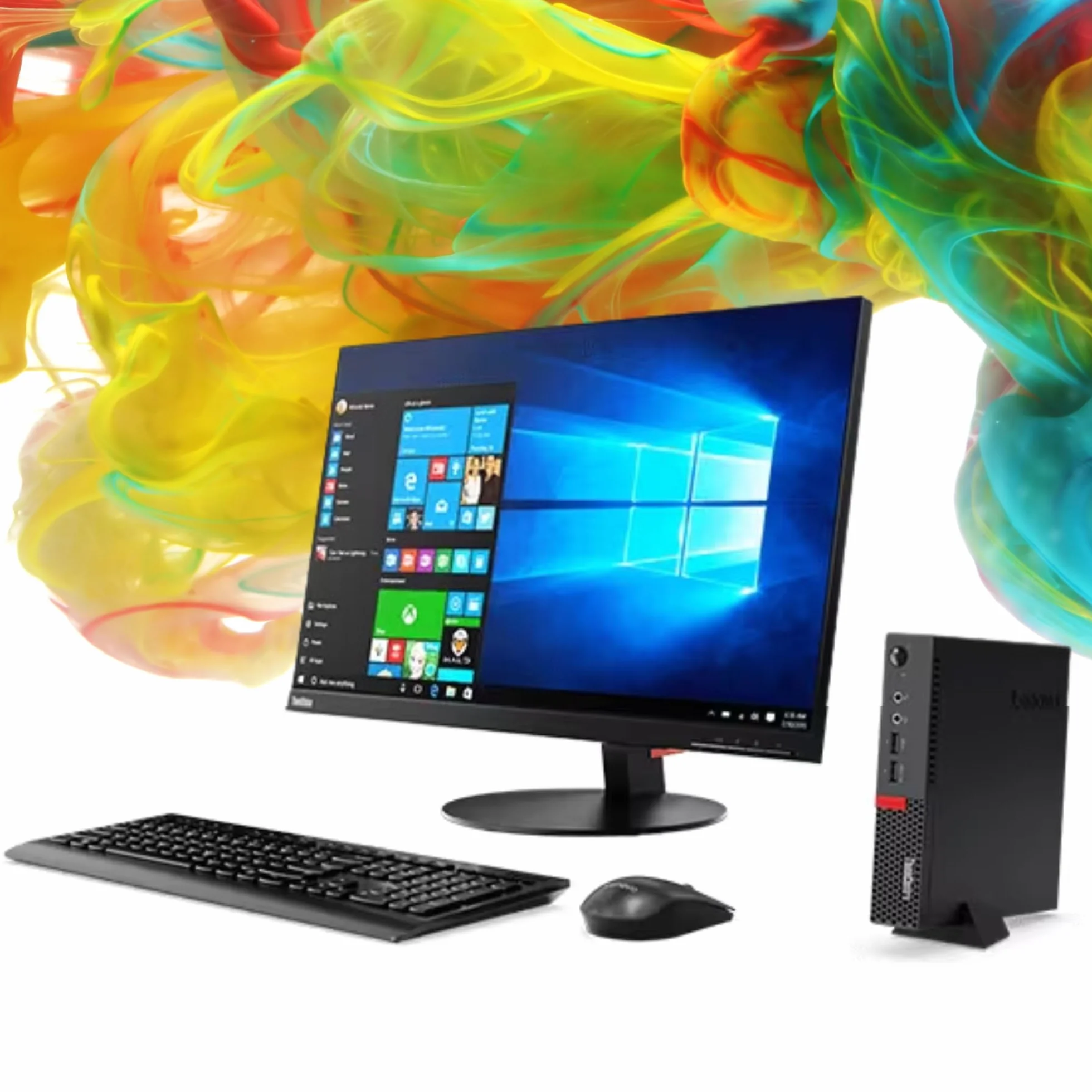 Lenovo ThinkCentre Mini PC Tiny Intel i5-6500T 8GB RAM 256GB SSD Ricondizionato
