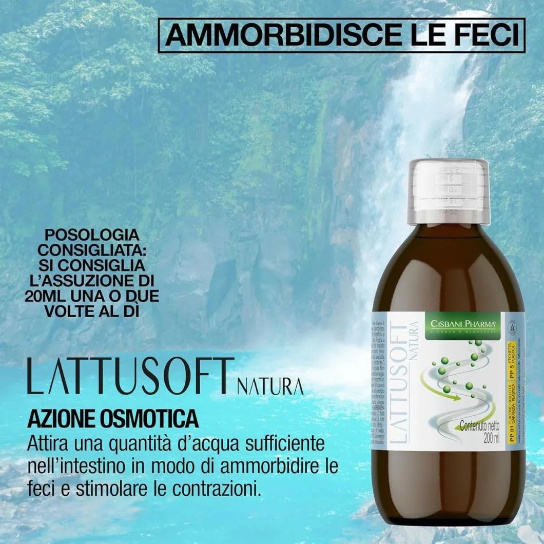 Lattusoft Sciroppo Lattulosio Prugna Tamarindo Regolarità Intestinale