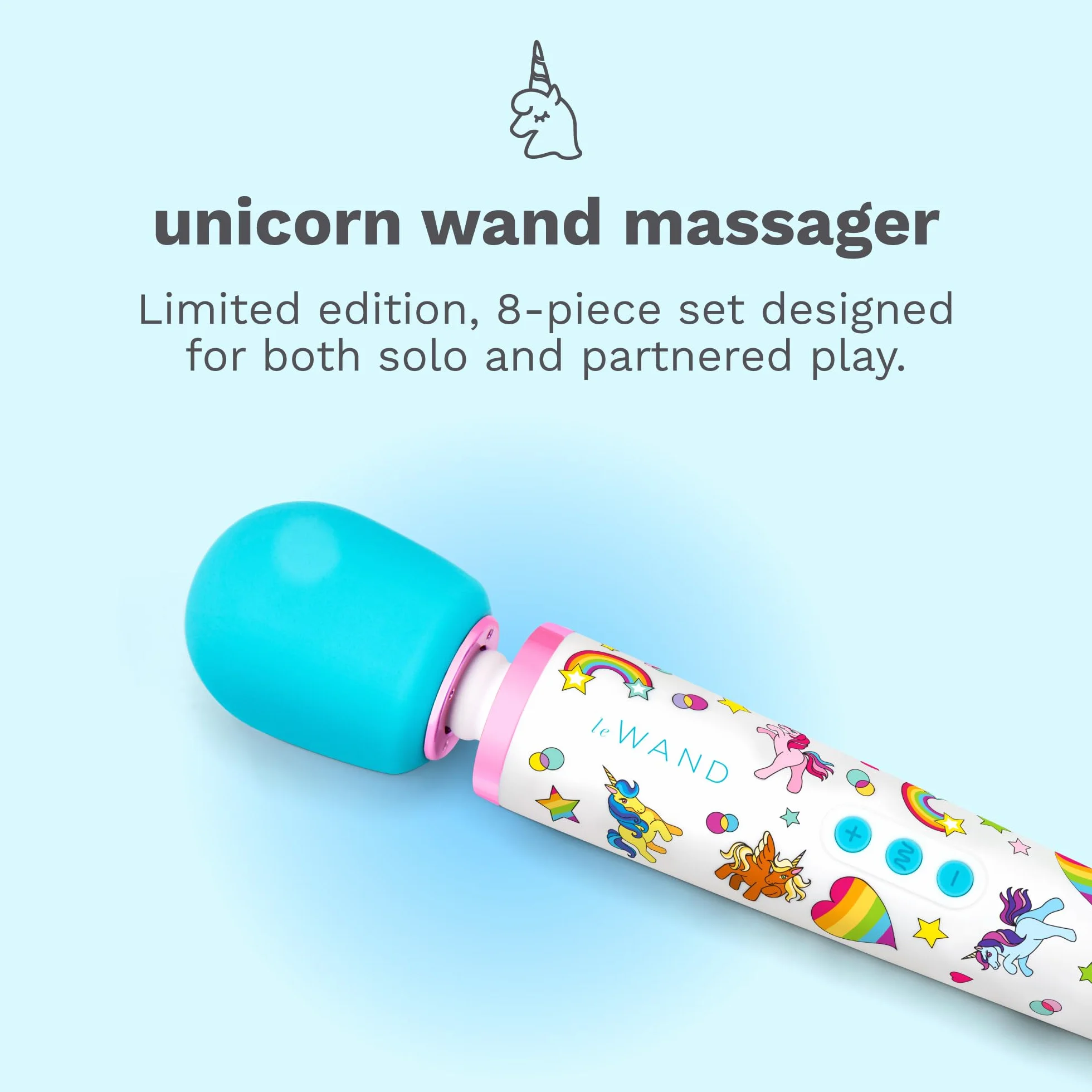 Le Wand Unicorn Wand Special Edition Set Multicolor 33,5 cm