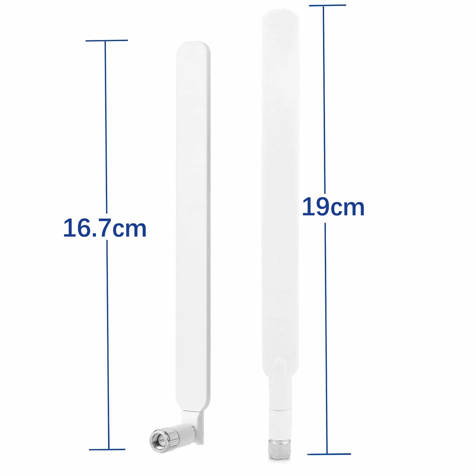 Antenna 4G LTE SMA Maschio 10dBi 19cm WiFi Omni direzionale amplificatori di segnale per Tim Vodafone Huawei ZTE 4G Router Modem Gateway Cellulare Telecamera, 2 Pacchi