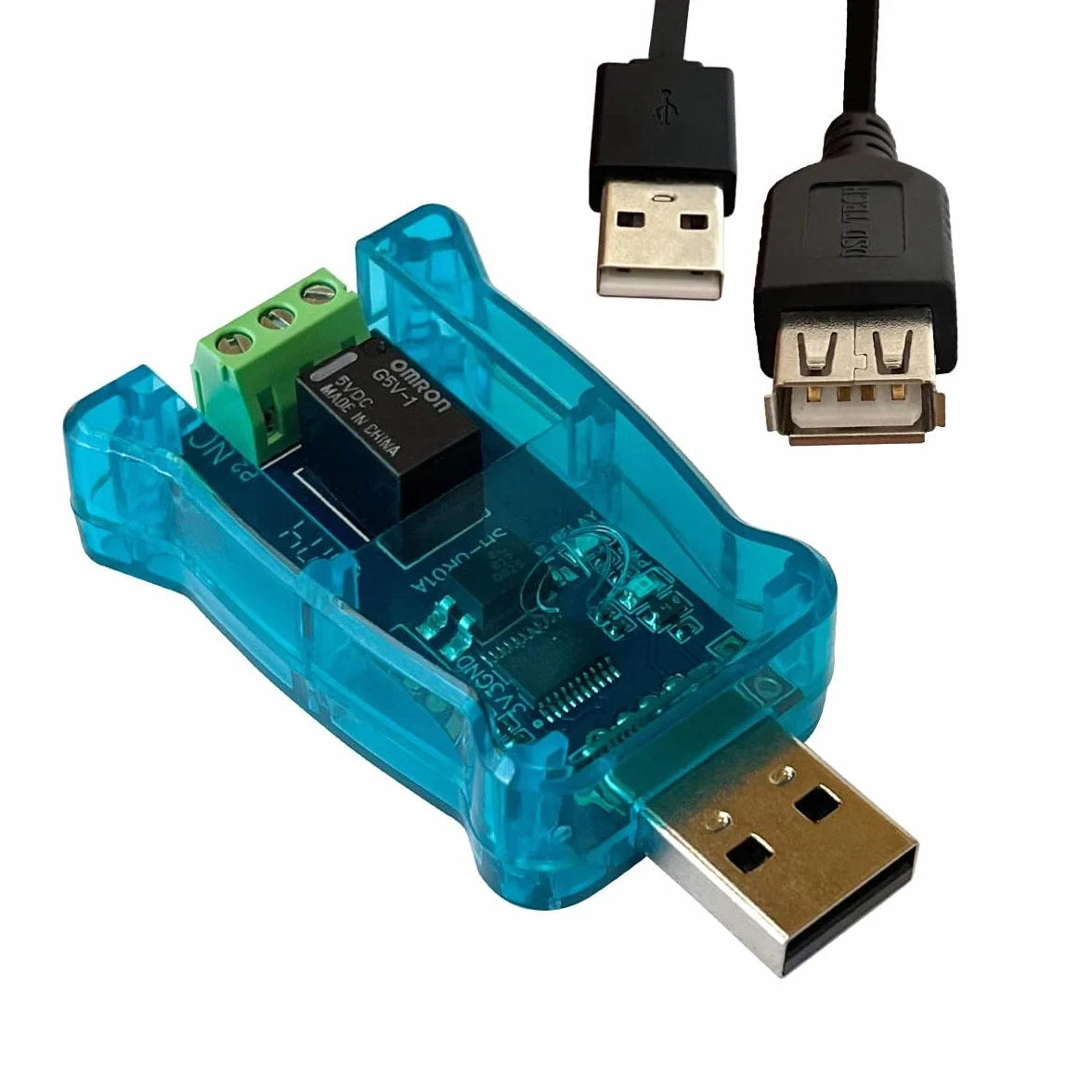 DSD TECH SH-UR01A Controller relè USB per Computer e Laptop(1CH)
