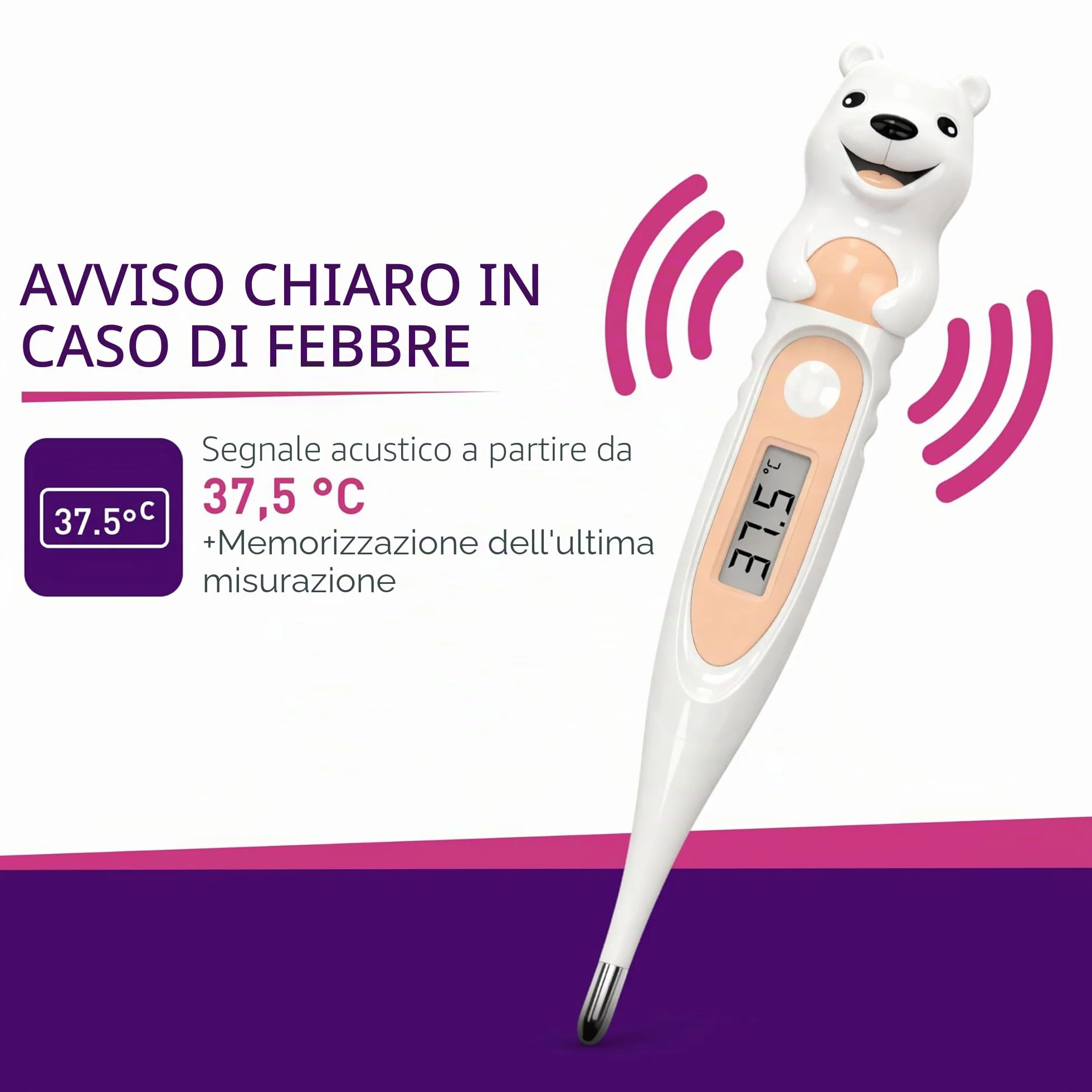termometro clinico digitale SC 44 flex Speed orso polare