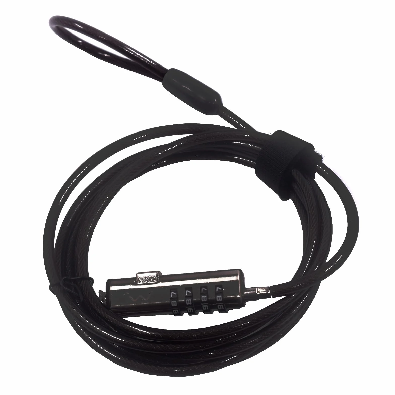 EventCavo di Sicurezza con Serratura a Combinazione, Cavo per Notebook, Laptop, PC, Proiettori, Serratura a Combinazione in Acciaio Resistente con Nano Slot, Lungo 1,8 Metri