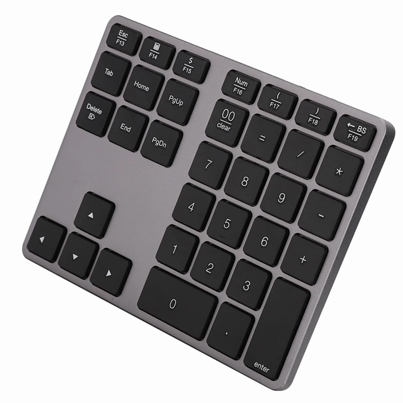 Tastierino numerico, tastiera, tastiera ricaricabile, mini tastiera 5.0 per notebook, per laptop desktop, per(grigio ferro)