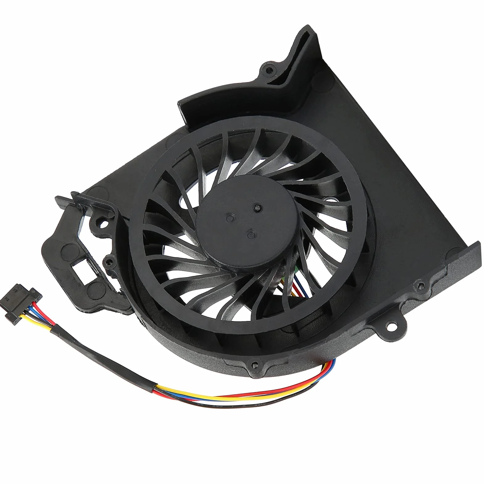 Akozon Ventola di raffreddamento CPU, dissipatore di calore per Pavilion Dv6 – 6000 Dv7 – 6000, potente e durevole, compatibile con muto a 4 pin per laptop con