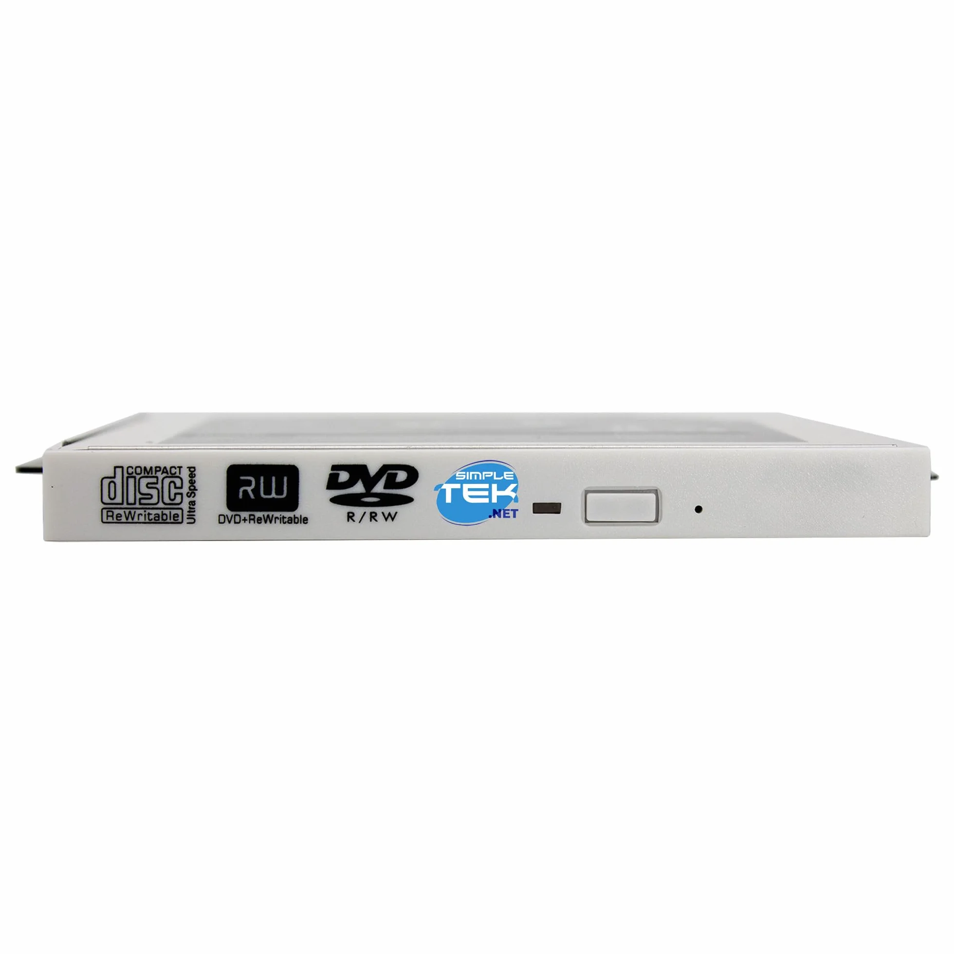 SIMPLETEK - Unità ottica interna masterizzatore Blu-ray slim 12,7 mm Serial ATA - lettore/masterizzatore BD DVD CD bianco con mascherina e staffe