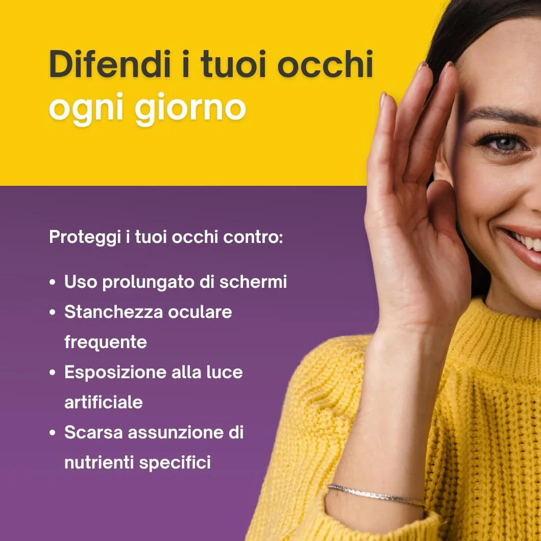 CentroVision Comfort Integratore Benessere Vista Luteina Vitamine Minerali 28 Buste 56 g Gusto Arancia