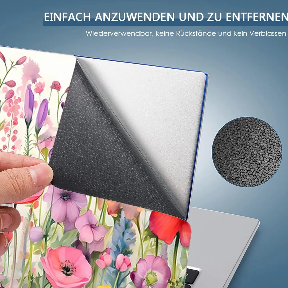 Protezione in vinile autoadesiva per laptop con design artistico, 13,3" 14" 15" 15,4" 15,6 pollici, adesivi per notebook, PC, MacBook (F13)