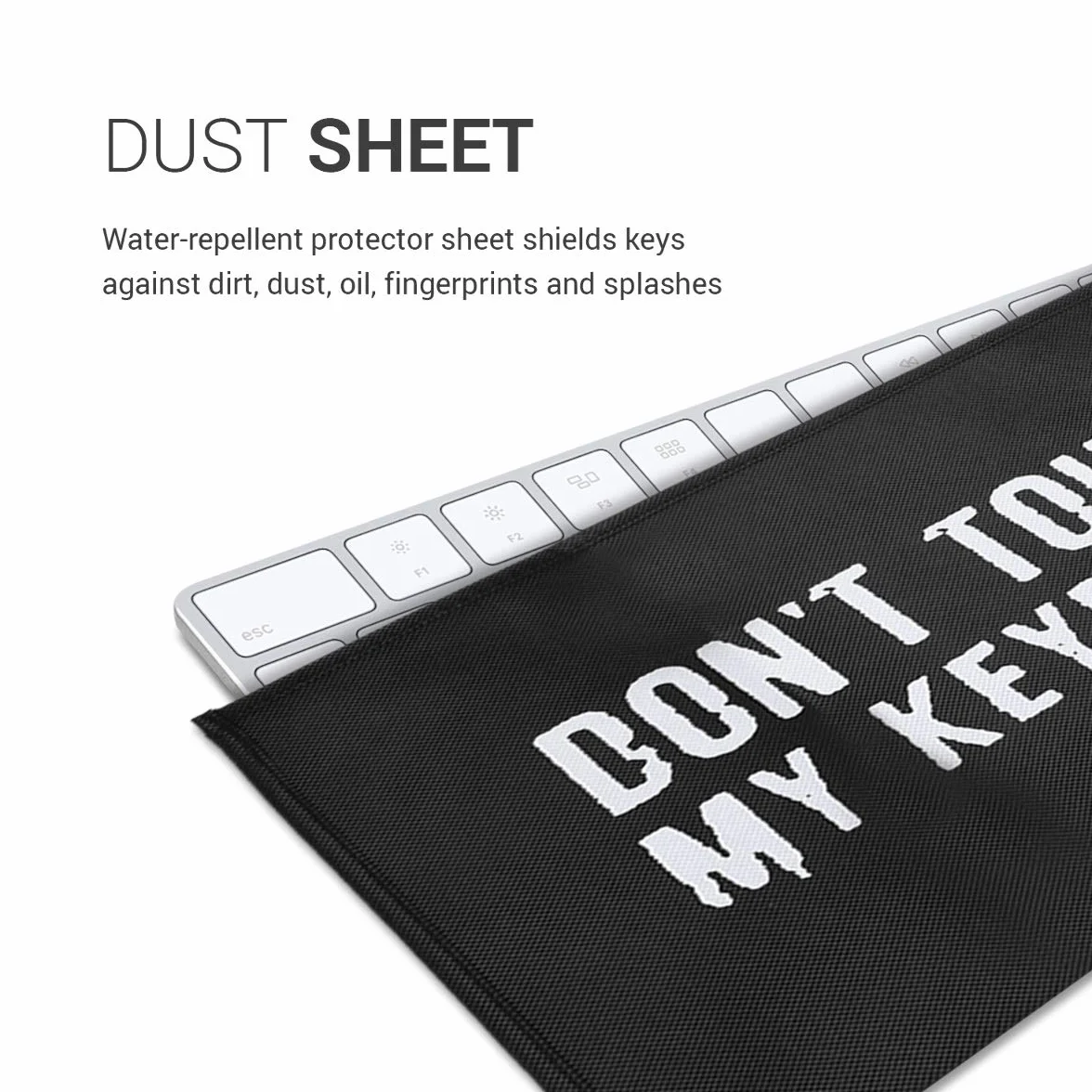 kwmobile Copritastiera Compatibile con Universal Keyboard (L) - Copertina per Tastiera - Cover proteggi polvere - Custodia Keyboard
