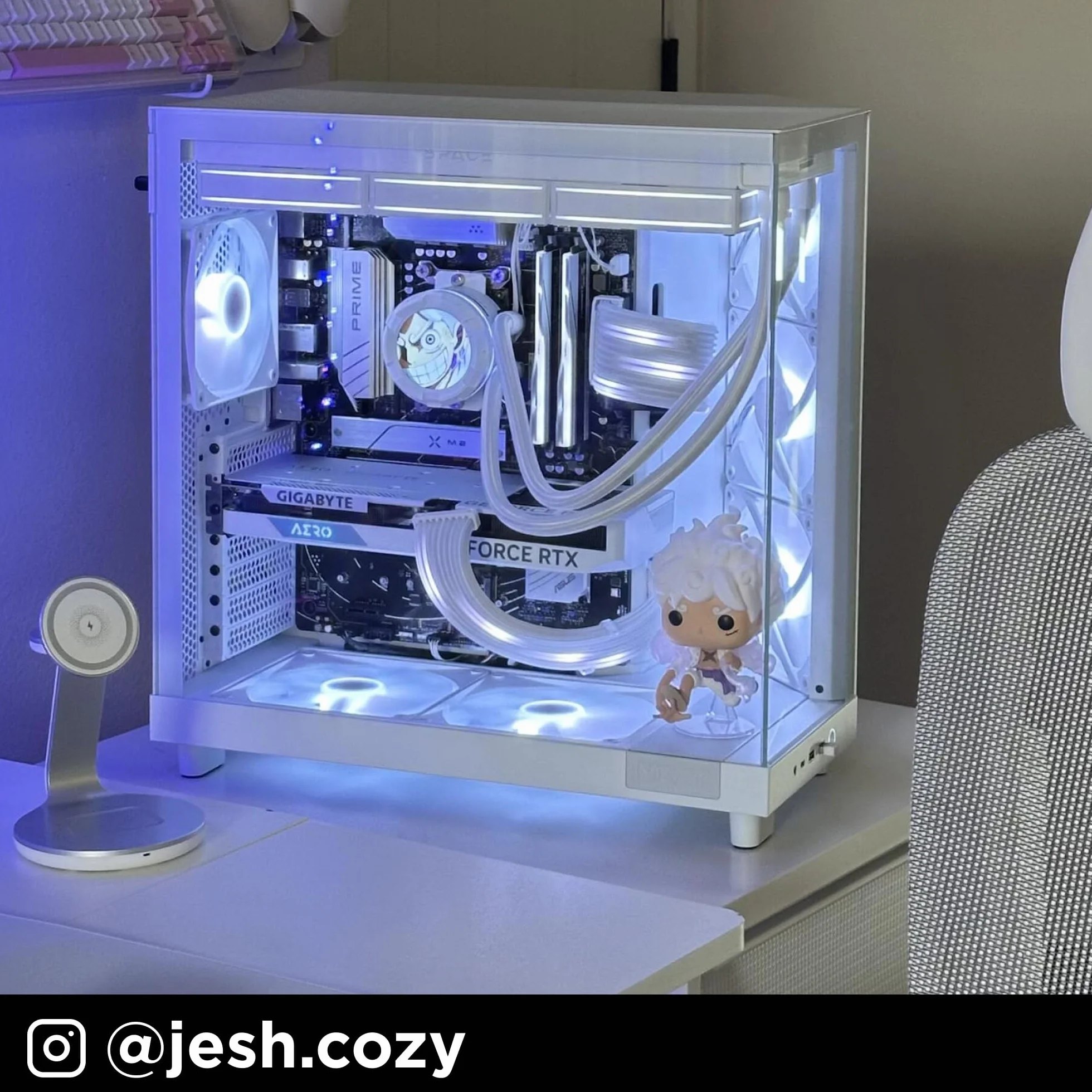 NZXT H6 Flow, CC-H61FB-01, Case Mid-Tower Compatto a Doppia Camera con Flusso d'Aria, Pannelli in Vetro Panoramico, Flusso d'Aria ad Alte Prestazioni, Include 3 Ventole da 120 mm, Nero