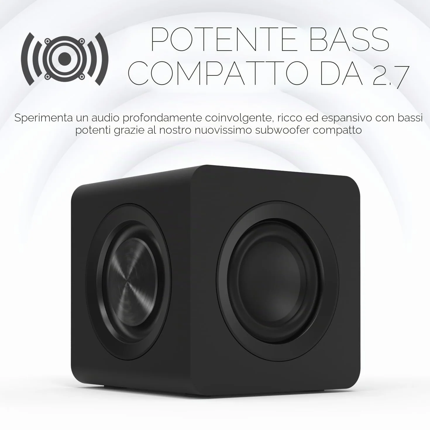 CREATIVE Pebble X Plus 2.1 USB-C Altoparlanti Bluetooth 5.3 RGB Subwoofer 15W RMS per PC Mac