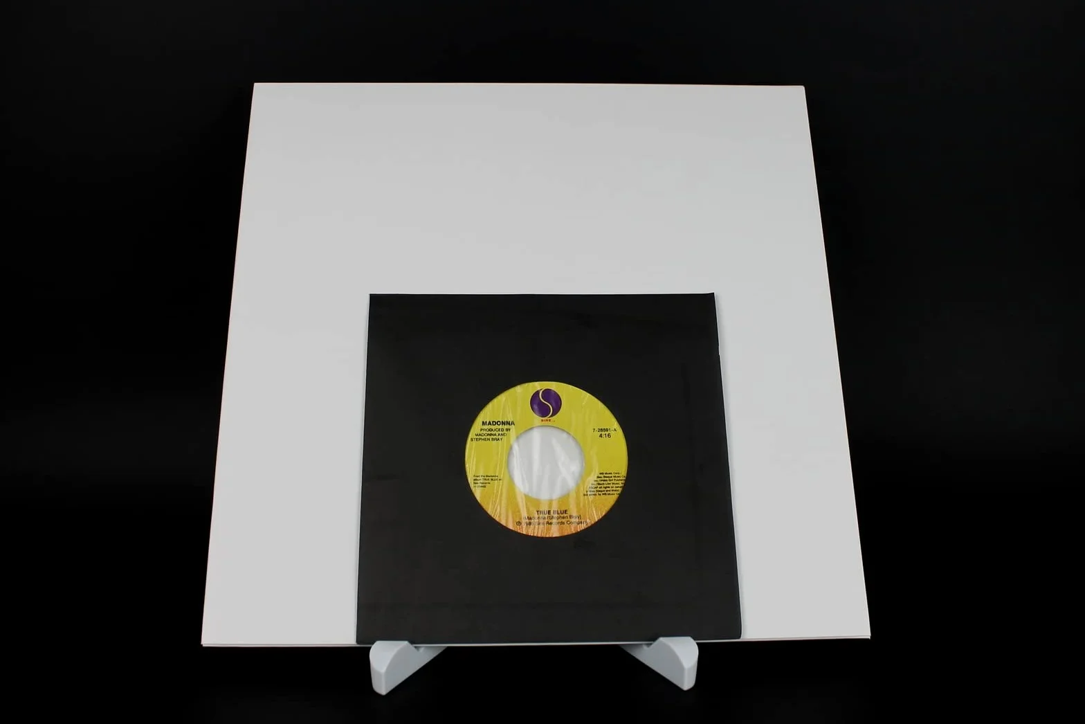Black!! 100 Bustine in Carta Nera forate + Velina AntiGraffio per Dischi Vinile 7" 45 Giri RPM Singoli Diametro 18 cm
