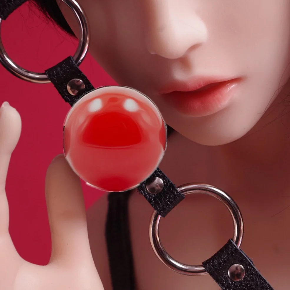 Silicone Knebel regolabile FETISH Ball Gag bocca Sex Spielzeug
