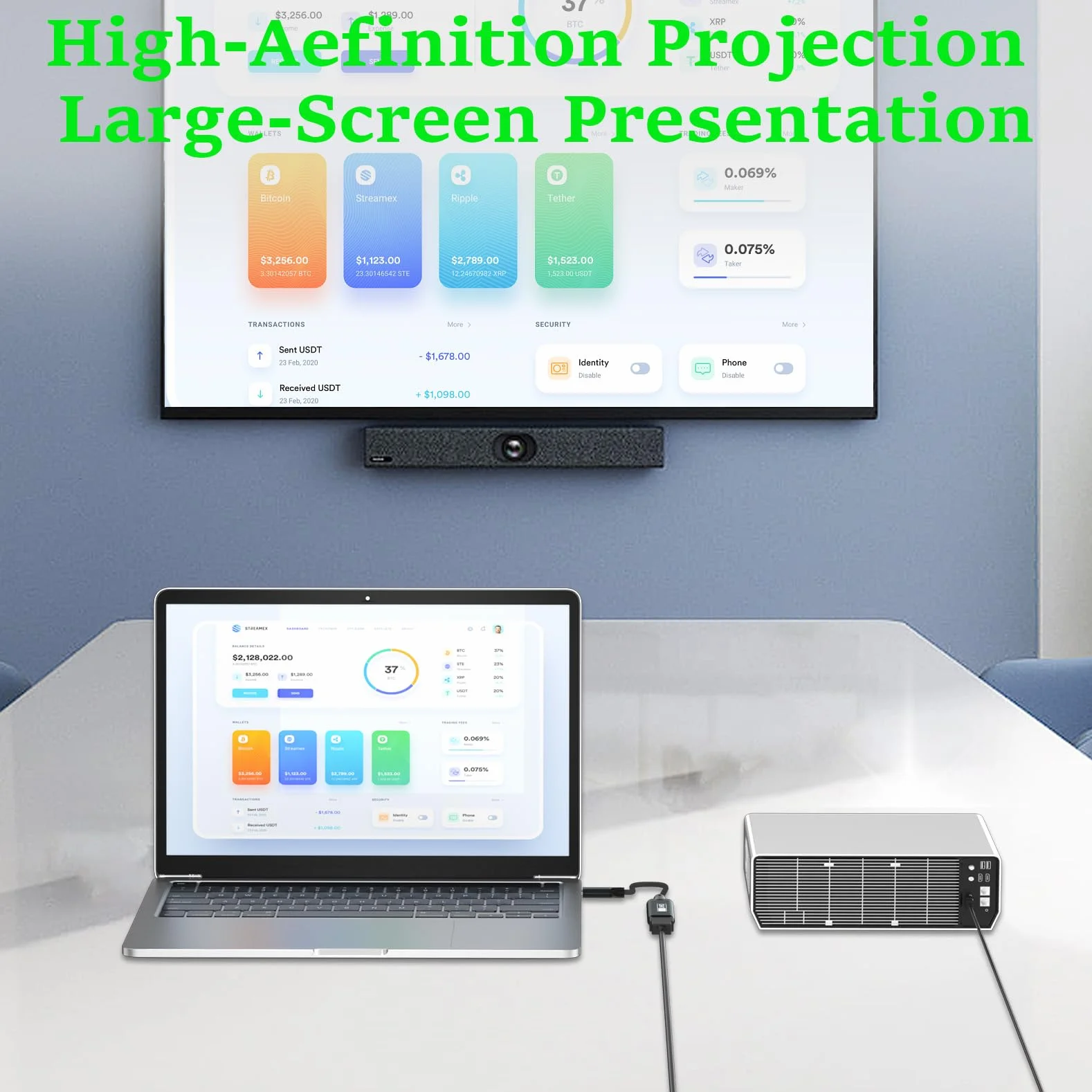 Adattatore USB C HDMI, Adattatore HDMI USB C 4K Thunderbolt 3/4 Compatibile con iPhone 17/16Pro/16Pro Max/16/15, MacBook Pro/Air, iPad Pro/Air, Pixelbook, Samsung Galaxy S/Note, Dell XPS, Surface Pro
