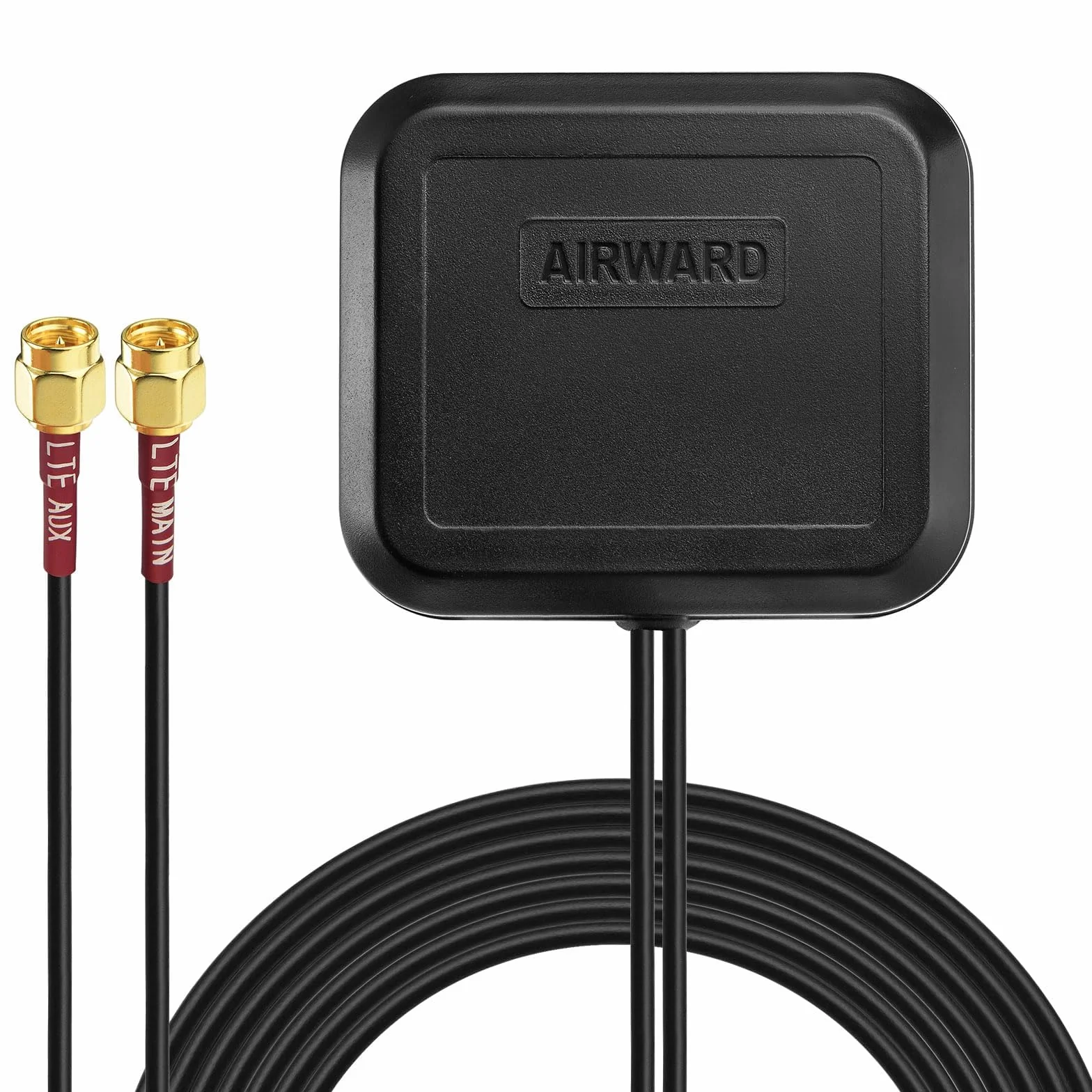 Superbat 4G LTE Antenna Dual Band MIMO Magnetic Mount Omni-Directional Dual SMA Male Antenna per Verizon AT&T T-Mobile Sprint 4G LTE Router Gateway Modem Wireless Router