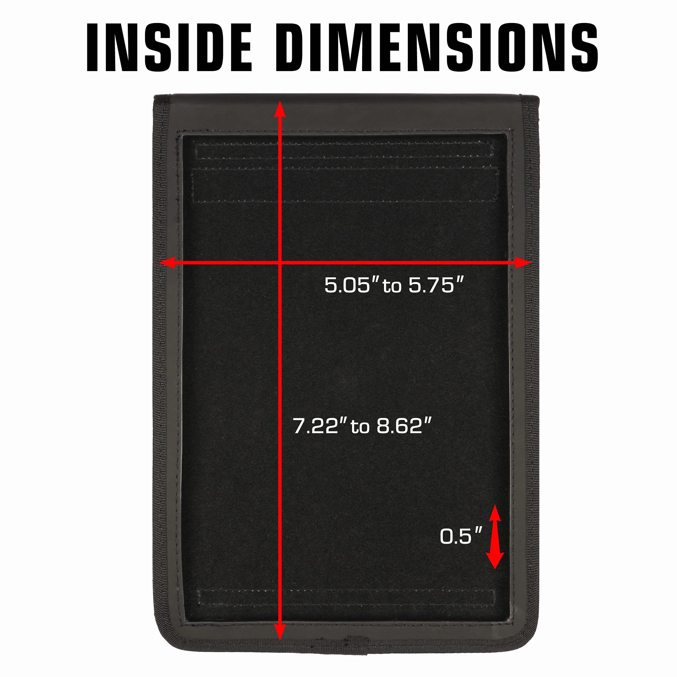 USA GEAR Tablet da 7 pollici con frontale aperto, tracolla ed esterno protettivo - Compatibile con Samsung Galaxy Tab A e iPad Mini
