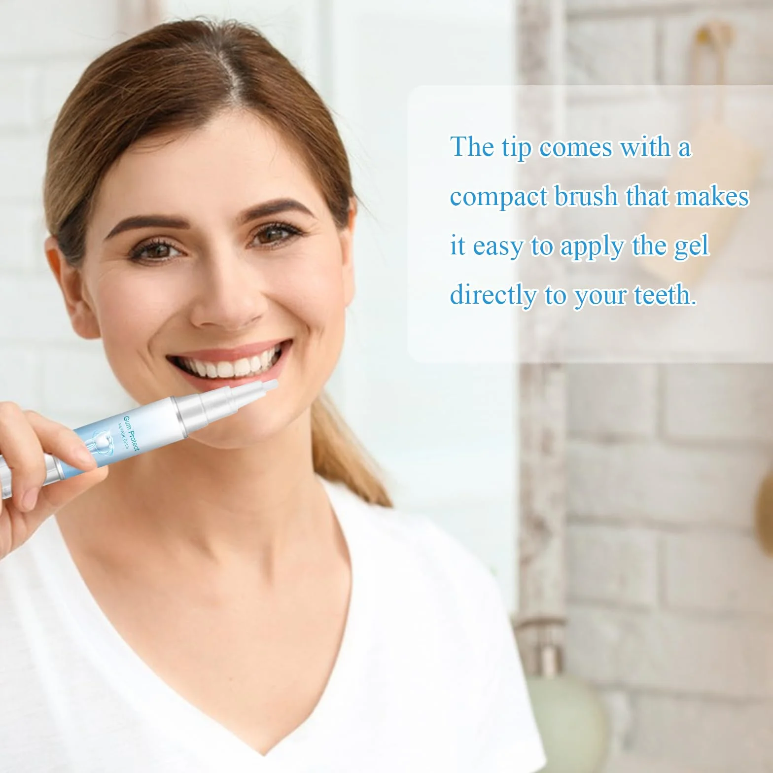 Gel per Terapia Gengivale 3 Pezzi con Scudo Gengivale - Pulizia Profonda Delle Macchie Dei Denti e Del Tartaro
