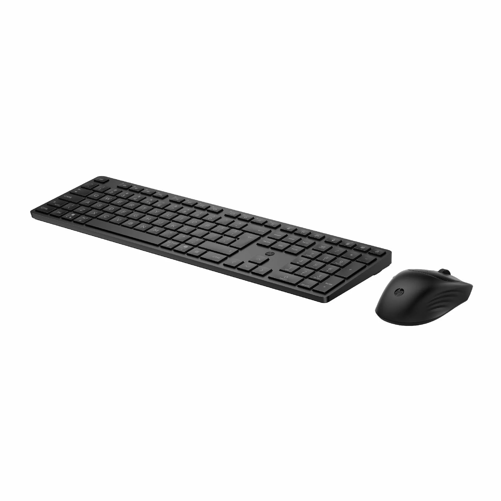 HP 490C Combo Tastiera e Mouse Wireless Multidispositivo (Porta USB-A, Bluetooth, 22 Tasti Programmabili, Ricevitore USB, Tasto Copilot, Batteria a Lunga Durata) QWERTY Italiano, Nero