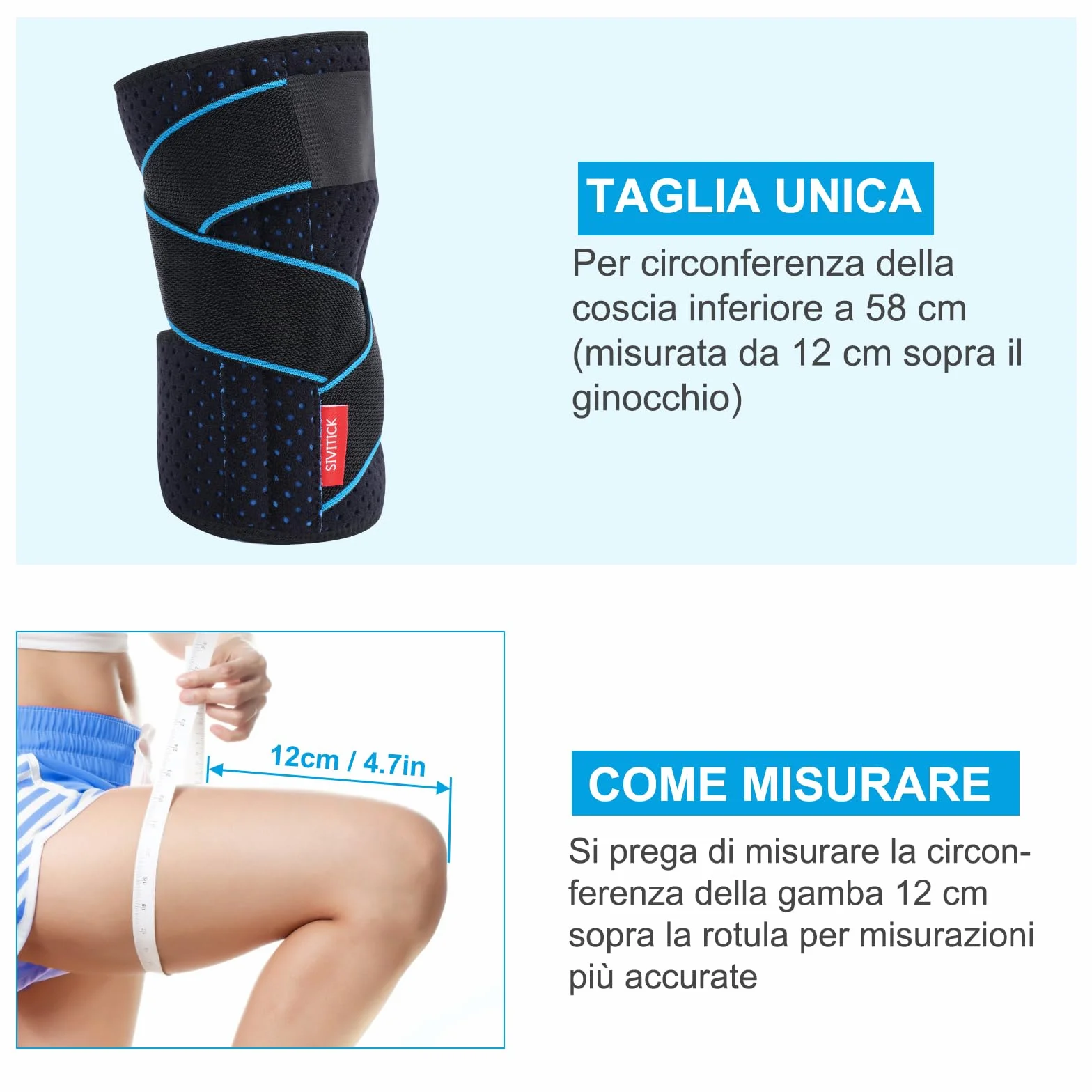 Tutore Ginocchio con Stabilizzatori Laterali Ginocchiera Ortopedica Regolabile Neoprene per Legamenti 1 Pezzo