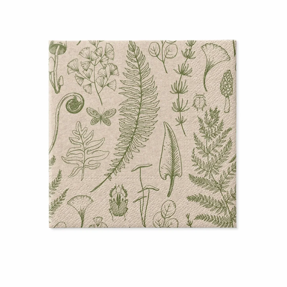 Tovaglioli di Carta Colorati 33x33 cm 20 Pezzi Riciclati Organici Foresta