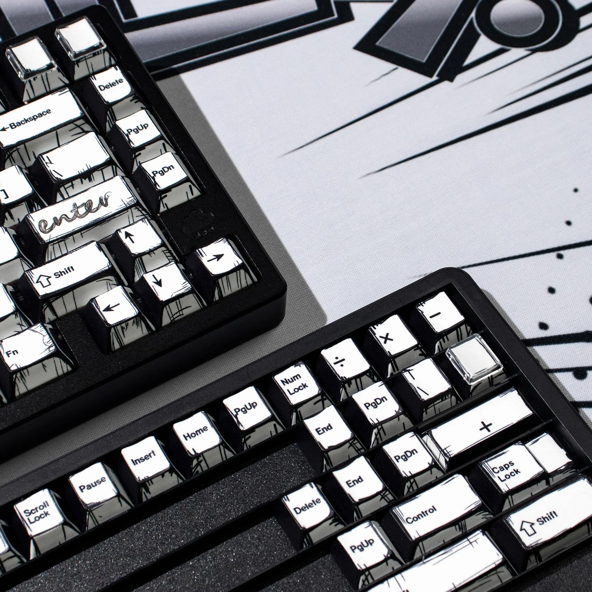 mintcaps PBT Retro Keycaps - Set di 141 tasti Cherry Profile Dye-Sub per Tastiera Meccanica Cherry MX