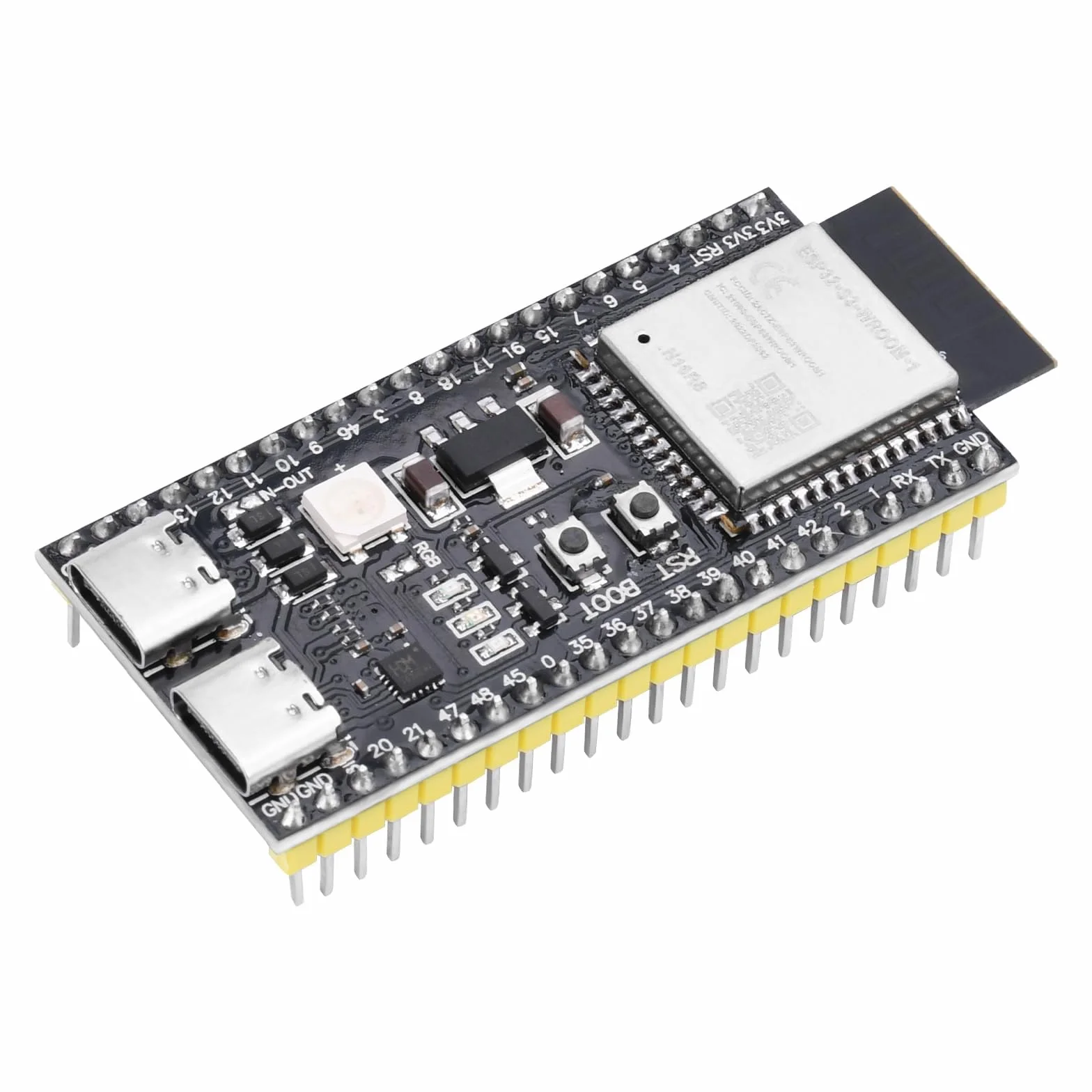 per ESP32 Scheda di Sviluppo Kit, per ESP32 per ESP32 S3 DevKitC 1 N16R8 per ESP32 S3 N16R8 Scheda di sviluppo WiFi Bluetooth 5.0 Scheda di sviluppo Mesh