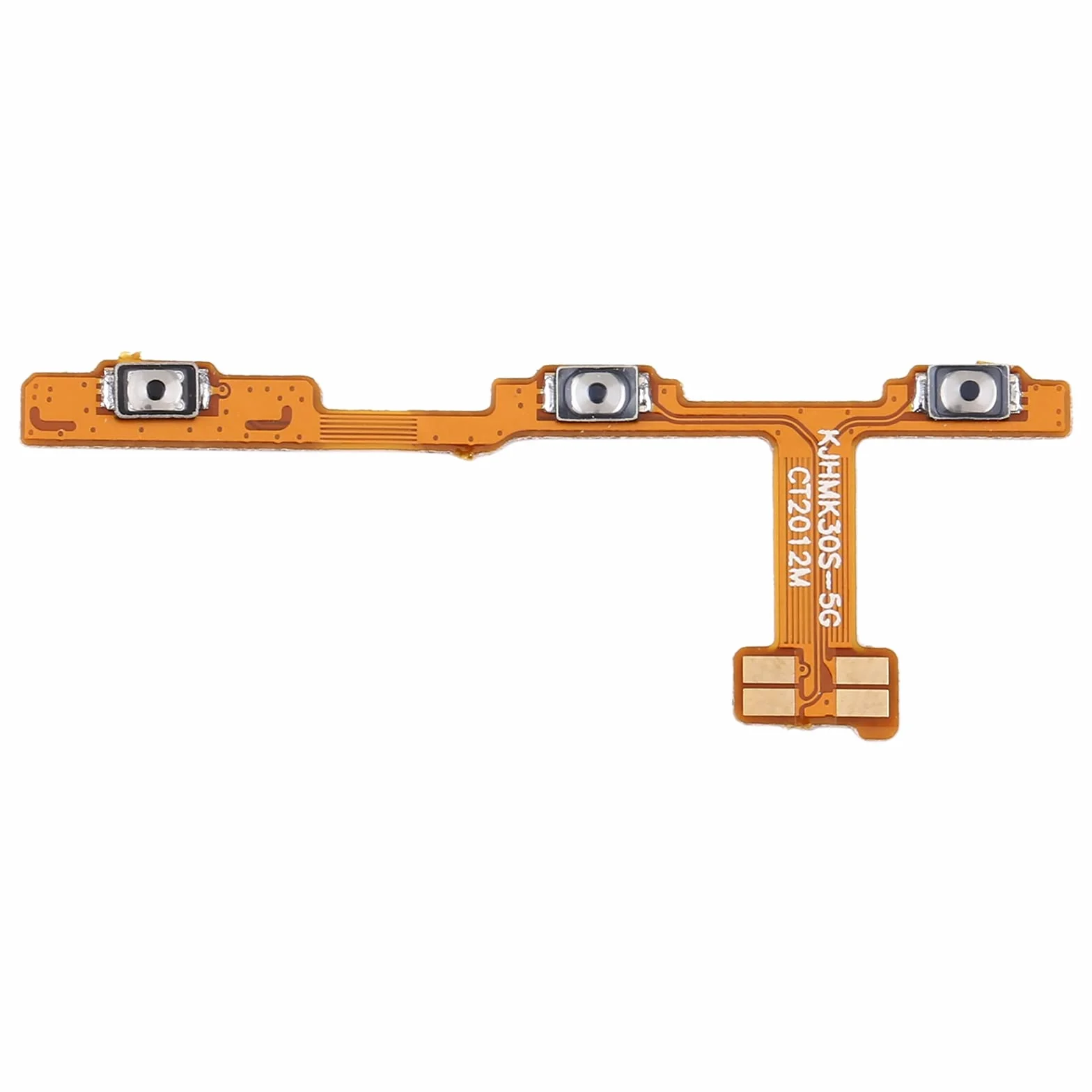 Generico RicambioCompatibile con XIOMI MI 10T 5G / MI 10T PRO 5G flat flex circuito interno switch key pulsante accensione tasto power controllo volume on off spare part