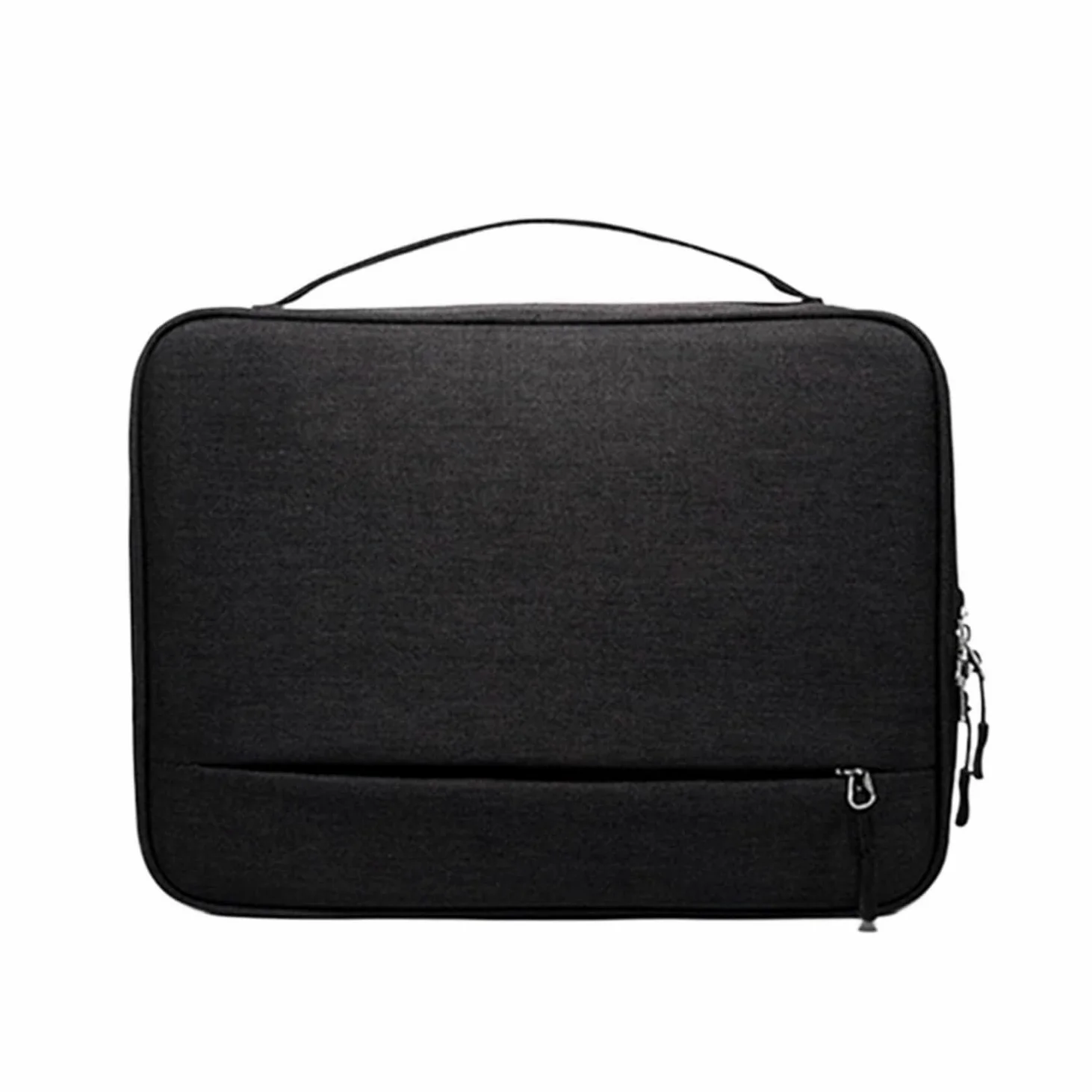 Borsa Organizzatore Cavo | Strisce rimovibili a doppio strato(Black)