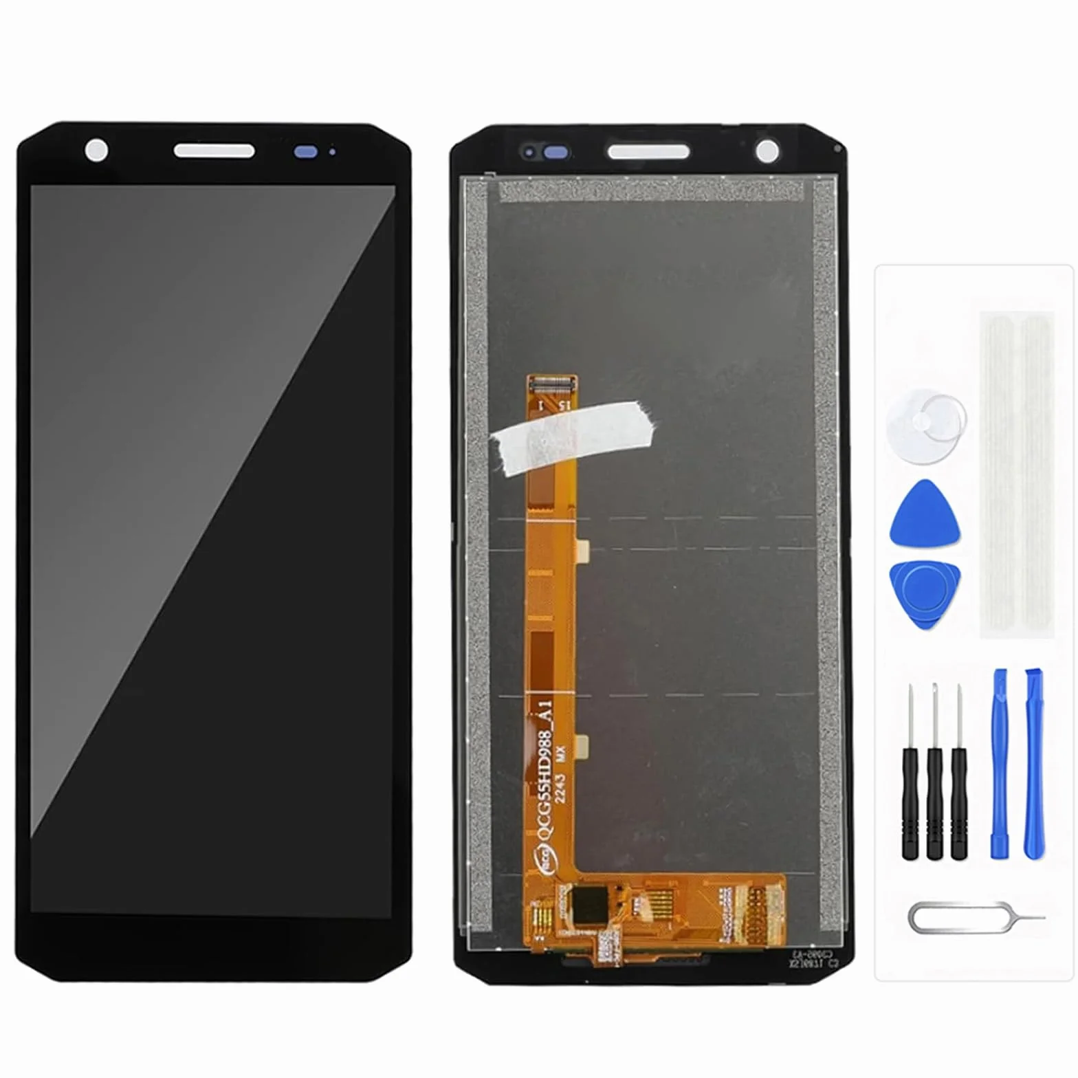 Schermo LCD per Doogee S41 Max LCD Display Digitizer Vetro Touch Schermo Ricambio (Nero)