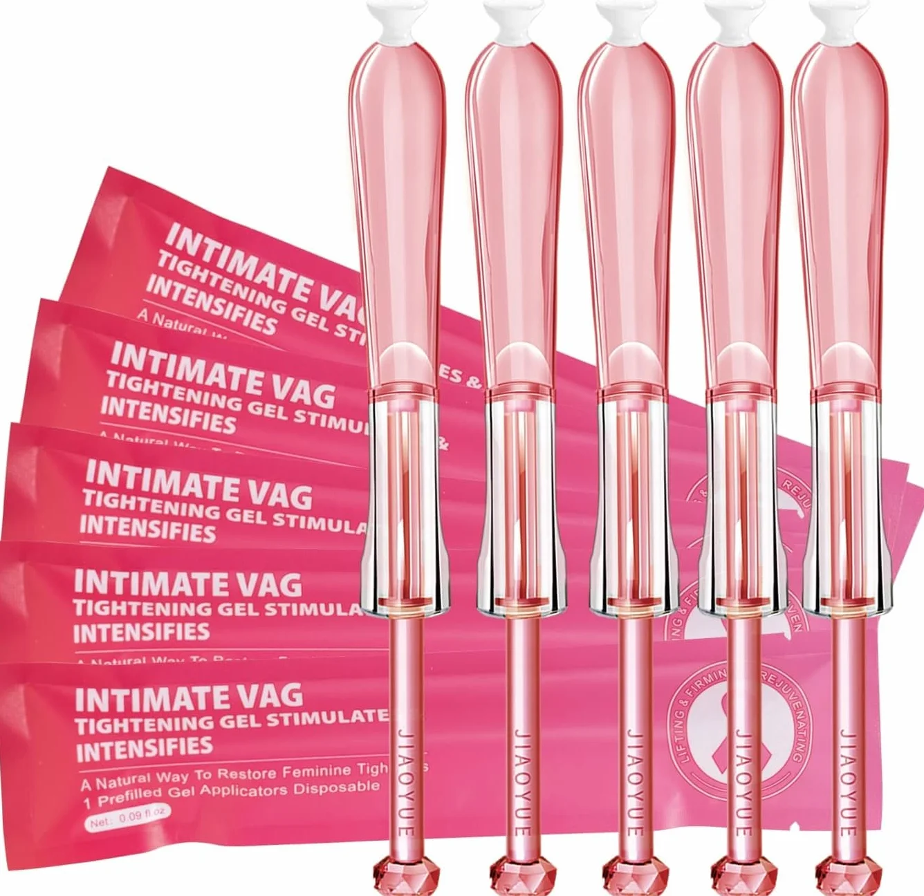 Gel vaginale astringente trattamento intimo femminile idratante nutriente rassodante 5 pz