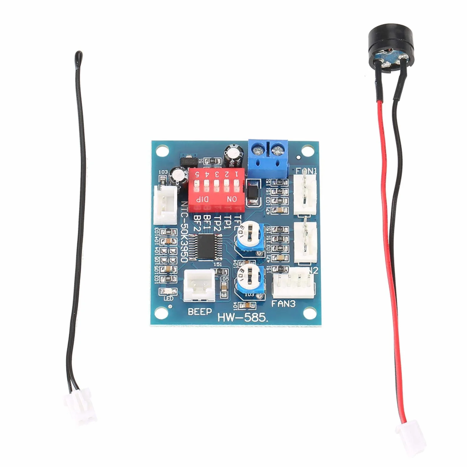 Regolatore ventola PC PWM 12V CC Modulo velocità termostato
