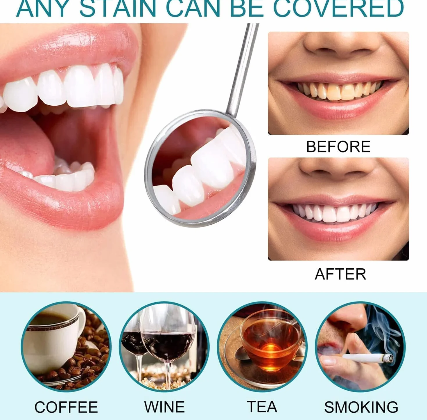 Teeth Whitening Paint, Instant Whitening Tooth Paint (1pcs)