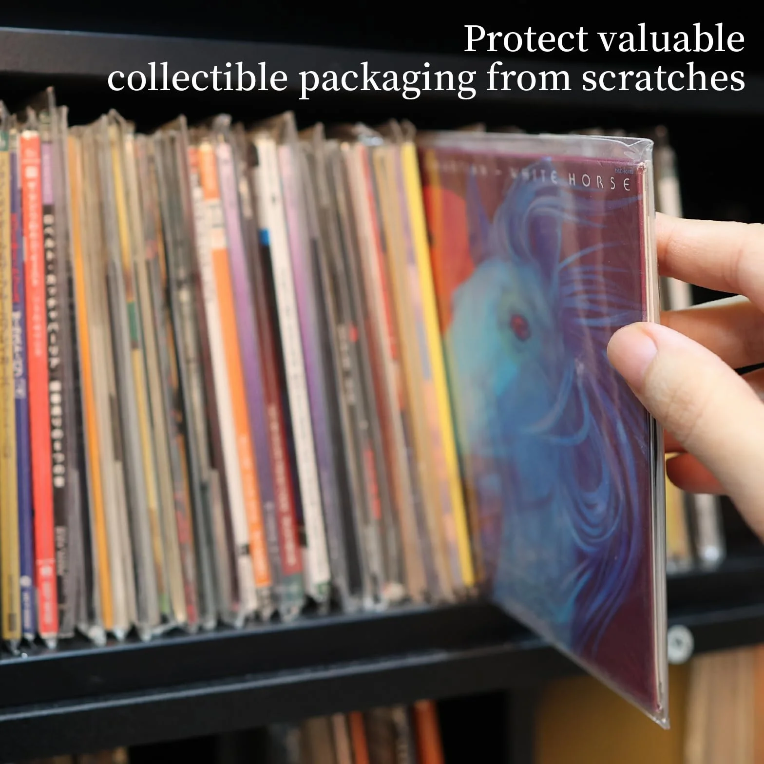 MayRecords 50 pz risigillabili 4,7 Mil di plastica Manicotti esterni per Mini LP SHM-CD Buste di carta - Custodie protettive trasparenti in vinile per collezionisti CD