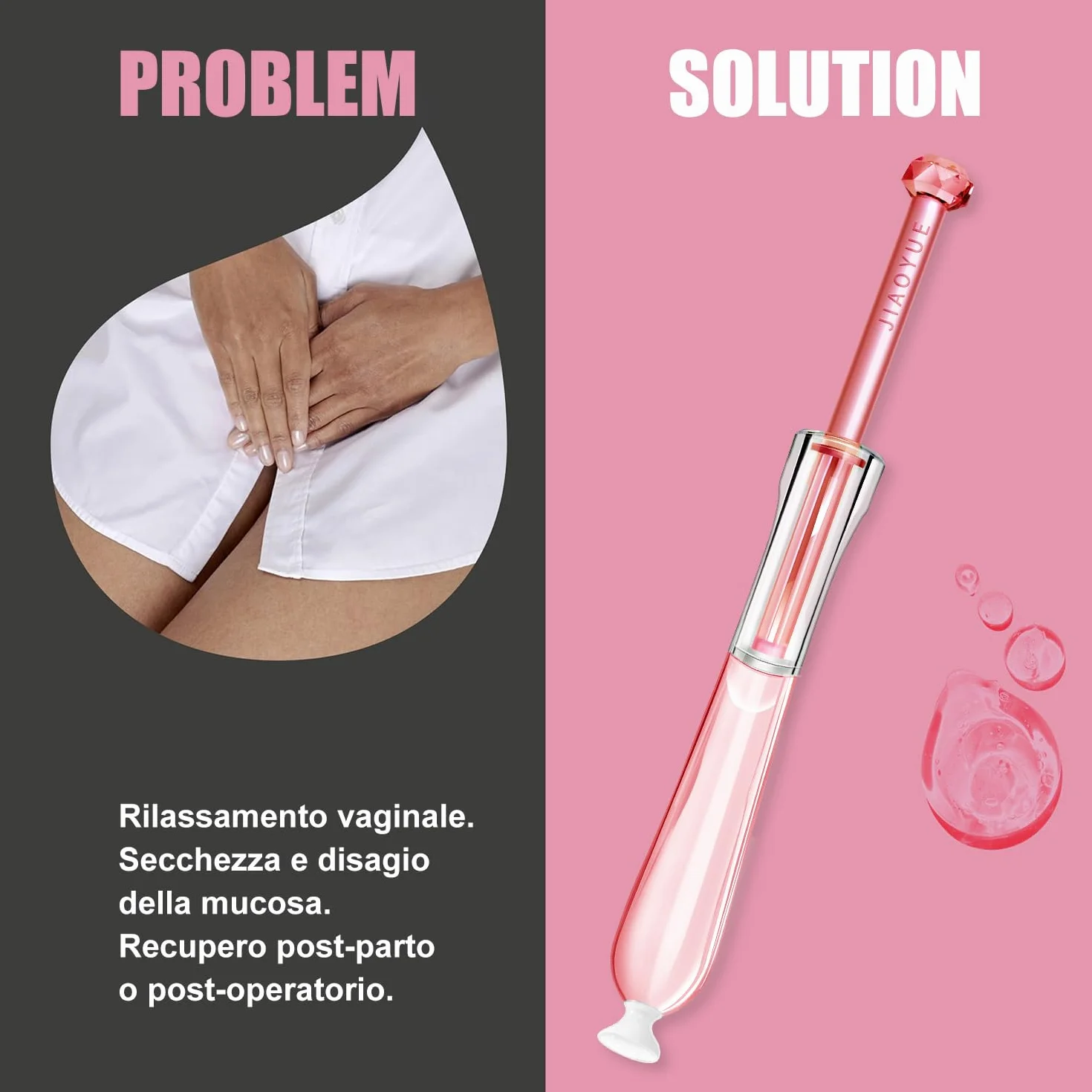Gel vaginale astringente trattamento intimo femminile idratante nutriente rassodante 5 pz