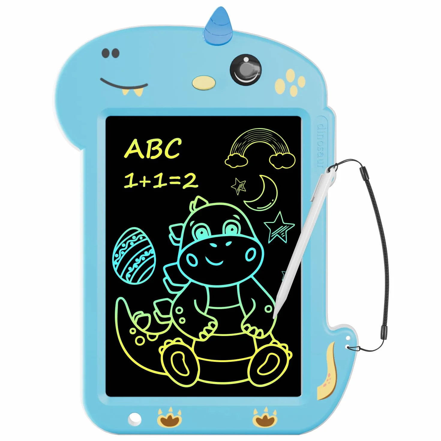 Electight Tavoletta da Scrittura LCD Schermo Colorato per Bambini 3-7 Anni Giocattoli Educativi Regalo Compleanno Blu
