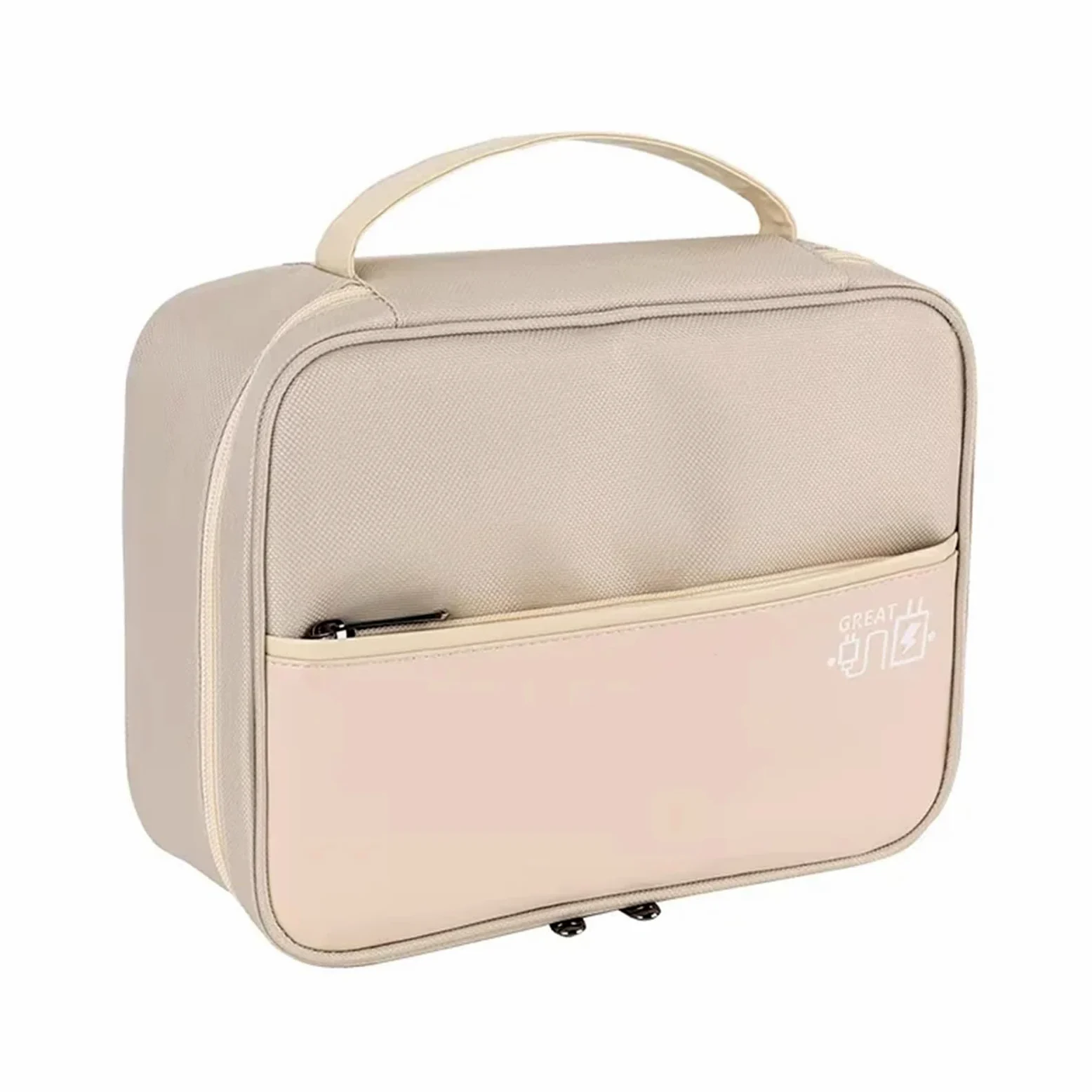 Custodia for accessori elettronici da viaggio for organizer for elettronica da 2 pezzi, custodia for cavi portatile for caricabatterie for tablet con scheda SD for unità flash Per Cavi, Caricabatterie