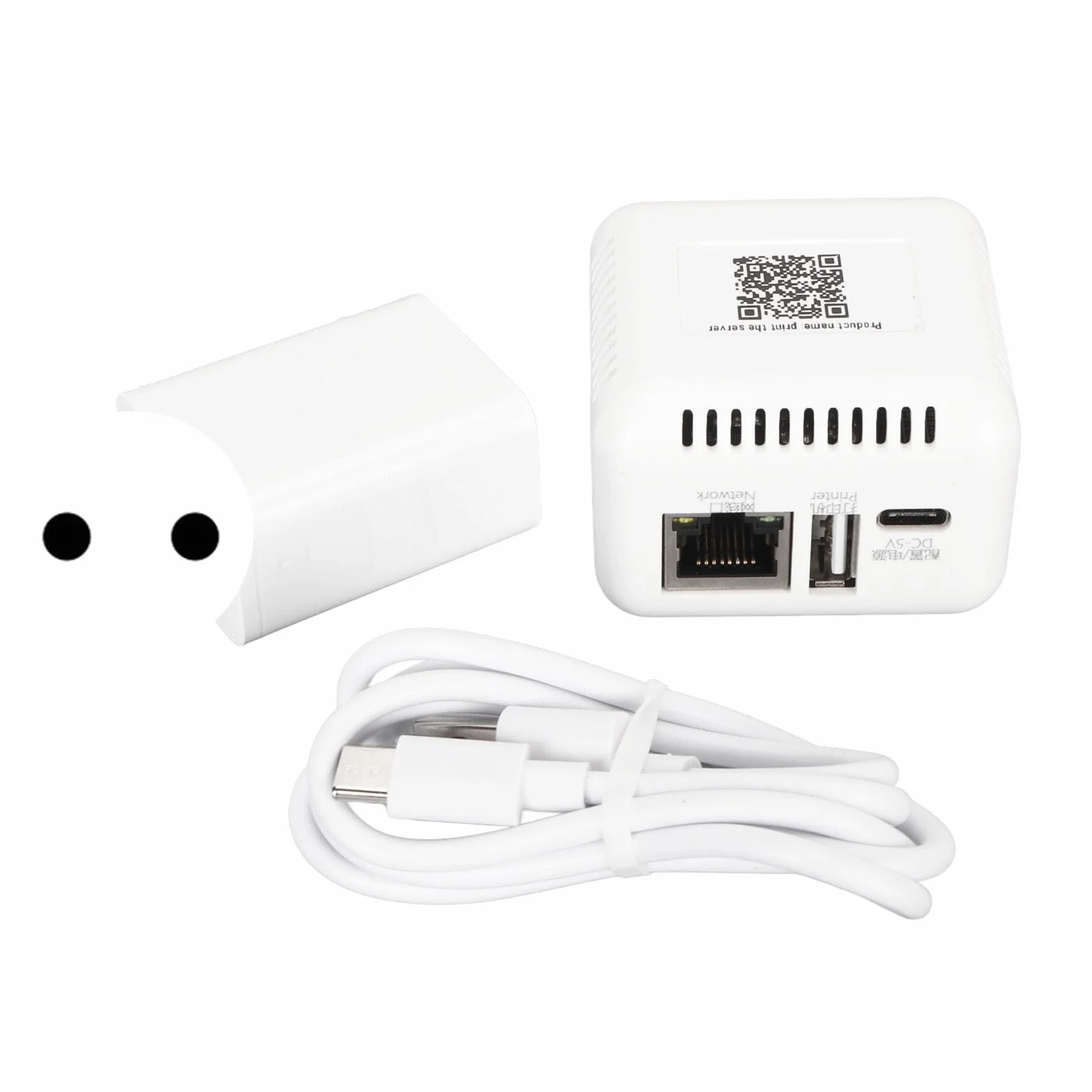 Server di Stampa Wireless Server di Stampa USB Plug And Play Compatto con Interfaccia Multipla 100-240 V 5 V per PC per XP (Spina Europea)