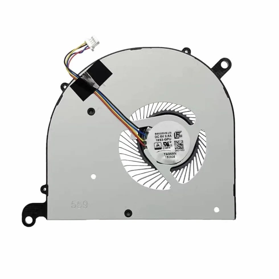 Replacement Laptop CPU Cooling Fan Compatible with MSI Prestige 15 A10SC A12UD MS-16S8 Quiet Cooler Fan BS5005HS-U3J BS5005HS-U3I (GPU fan)