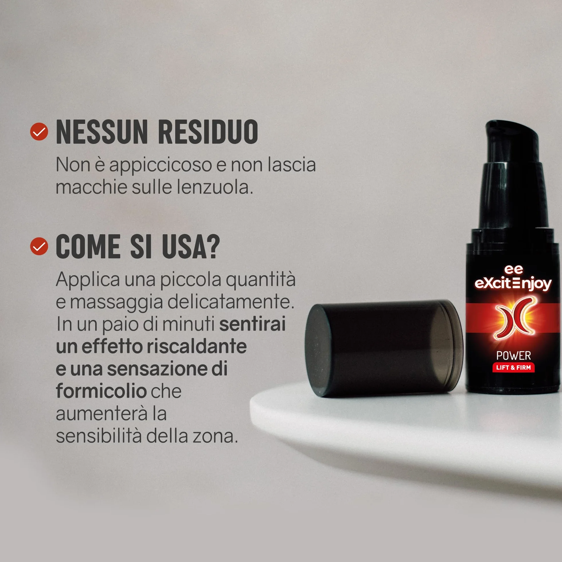 Excite Gel intimo uomo effetto calore estratti vegetali 20 ml
