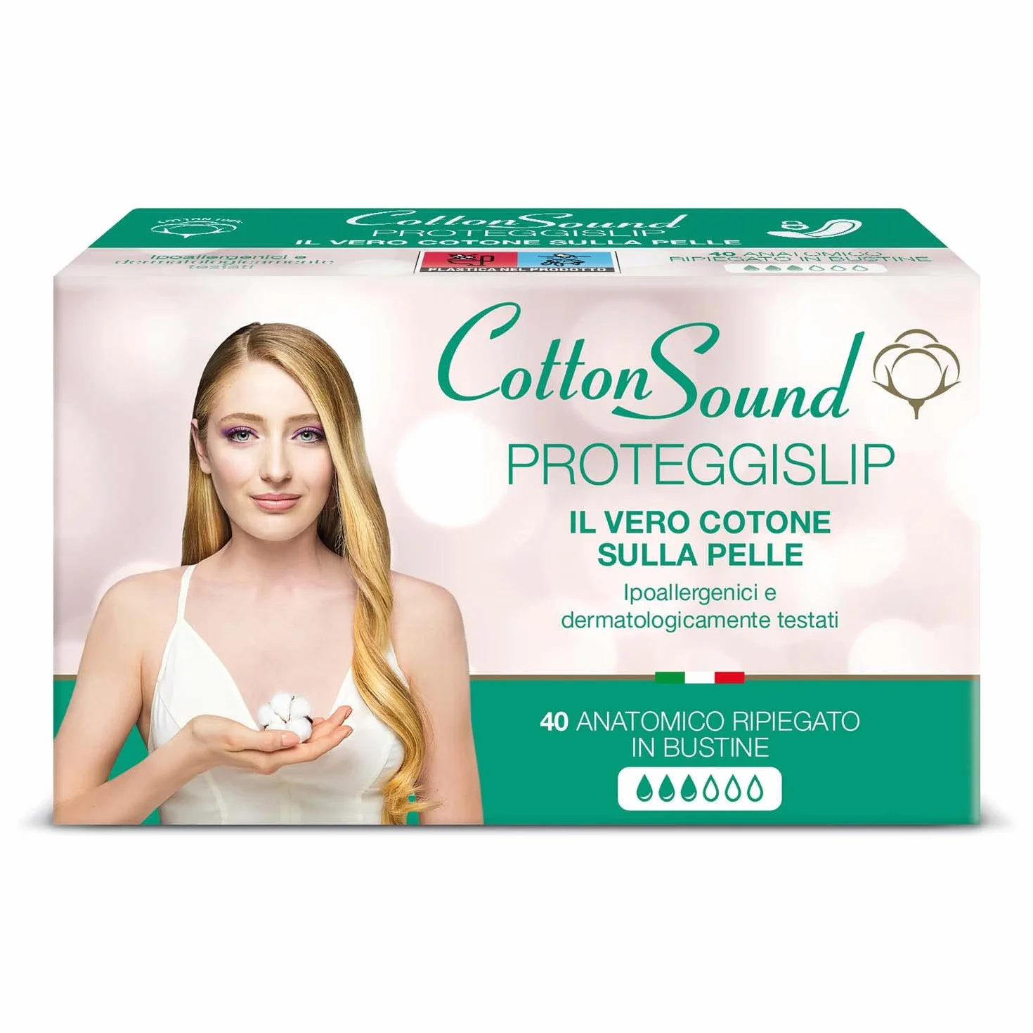 Proteggislip Cotone 40 Pezzi 100% Cotone Idrofilo Anatomico Ipoallergenici Made in Italy