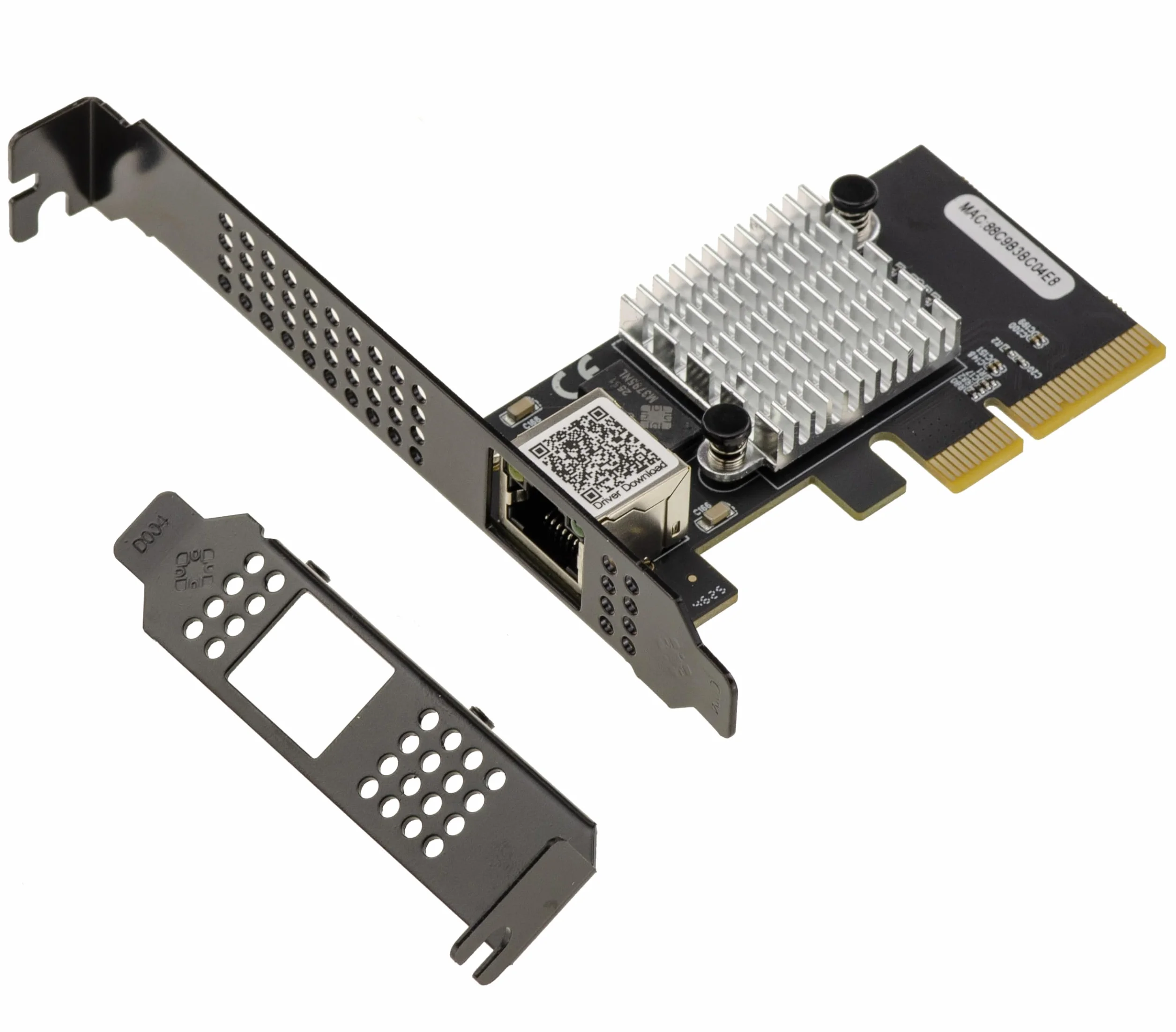 KALEA-INFORMATIQUE Scheda controller di rete PCIe x4 Gen 4.0 10 Gigabit Ethernet compatibile con 1G, 2.5G, 5G, 10G, connettore RJ45, chipset Realtek RTL8127, retrocompatibile con Gen 3.0